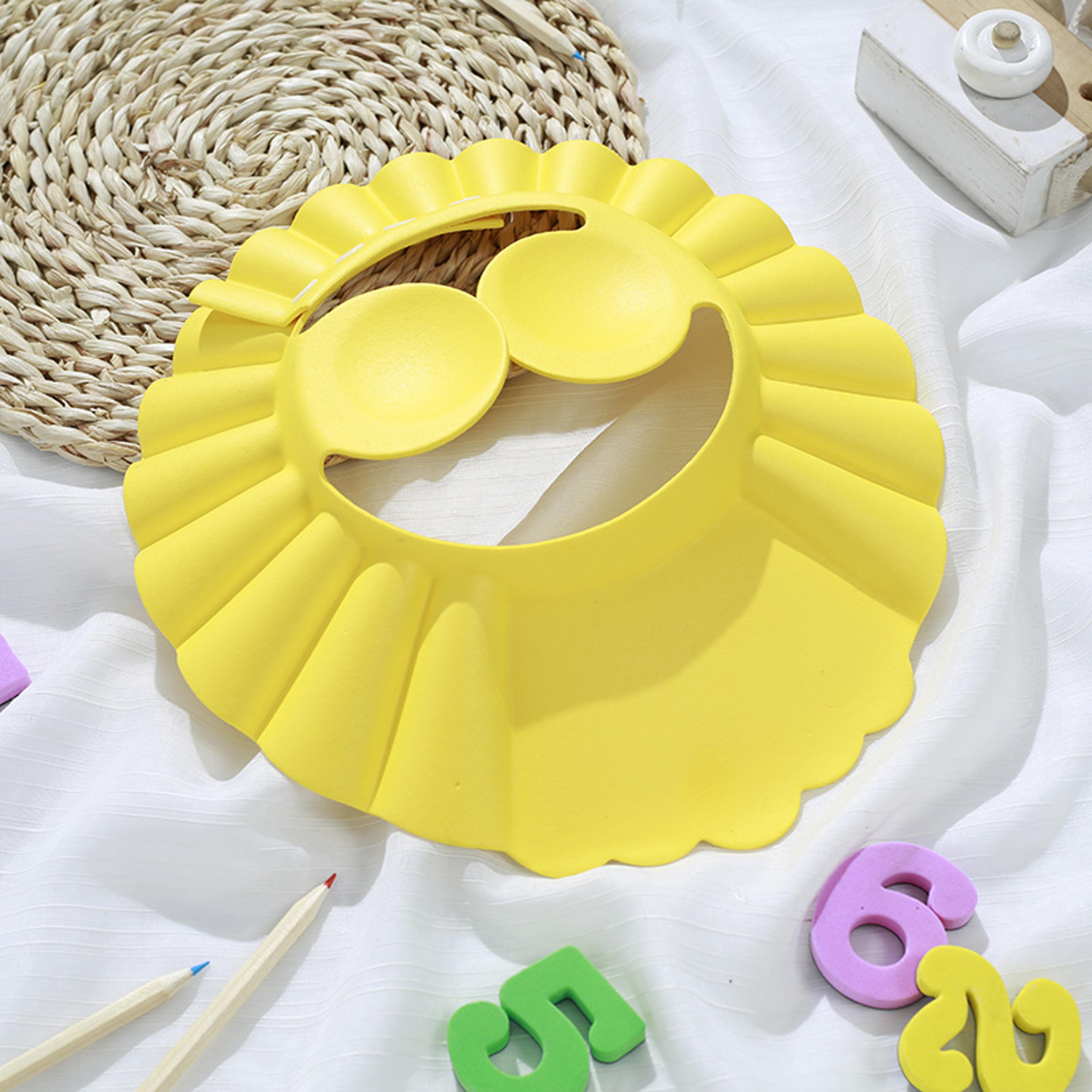 Adjustable Hair Wash Hat For Kids Baby Shower Soft Cap Bathing Shower Protect Head Cover Ear Protec 6