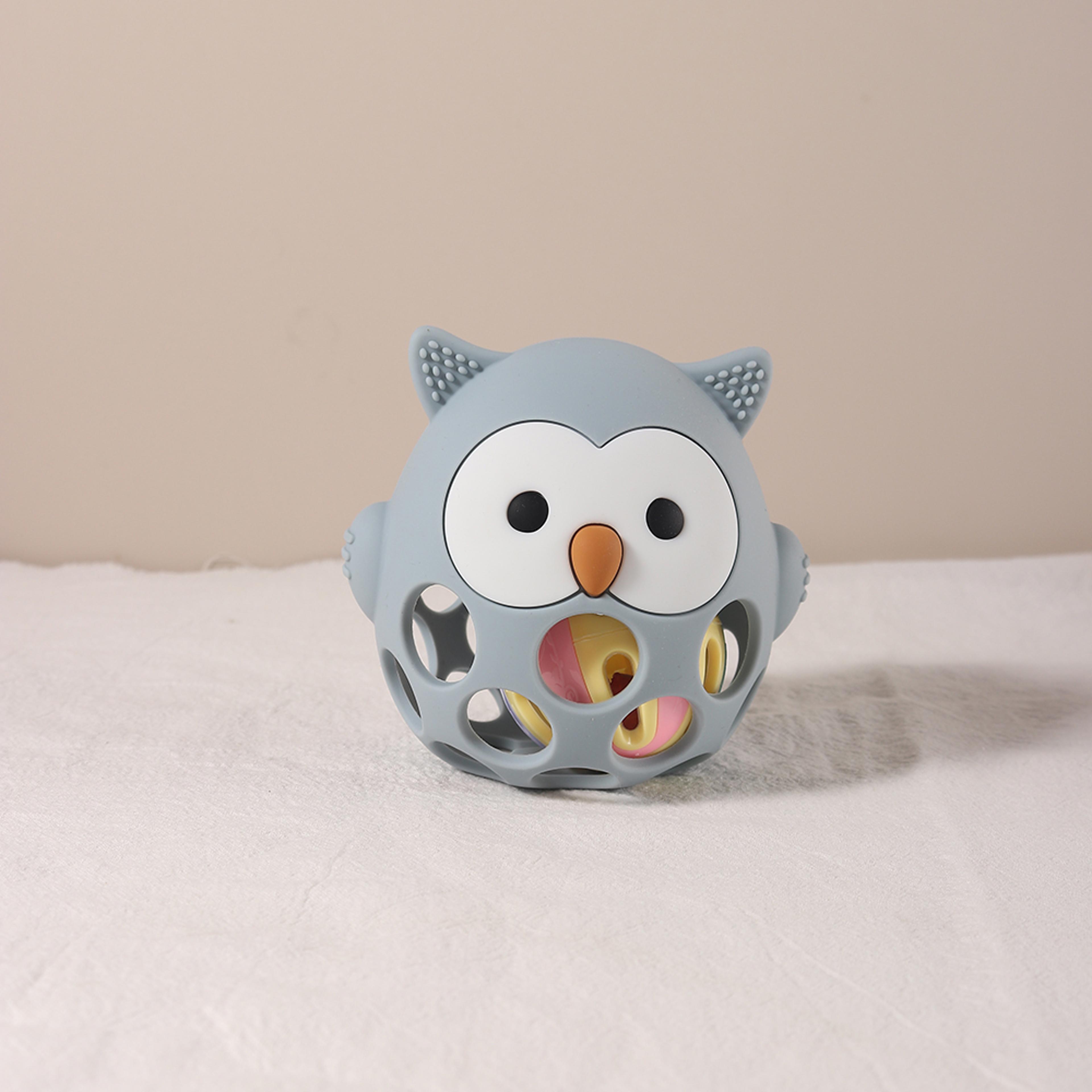 Cartoon Owl Shape Teether Baby Owl Teether Gloves Anti Eating Hand Molar Baby Accessorie Silicone G 7