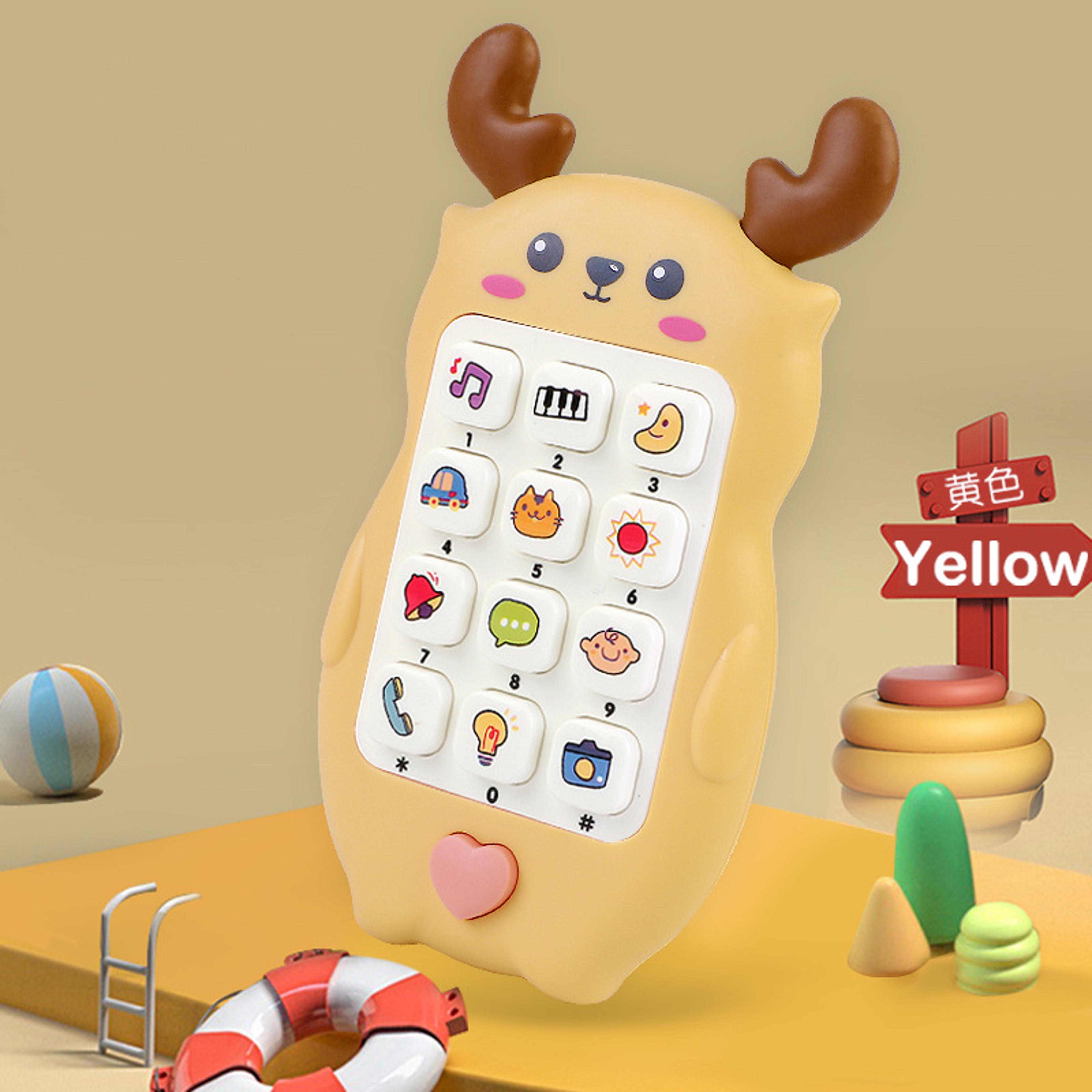 Simulation Phone Baby Toy Music Sound Infant Learning Teether 8
