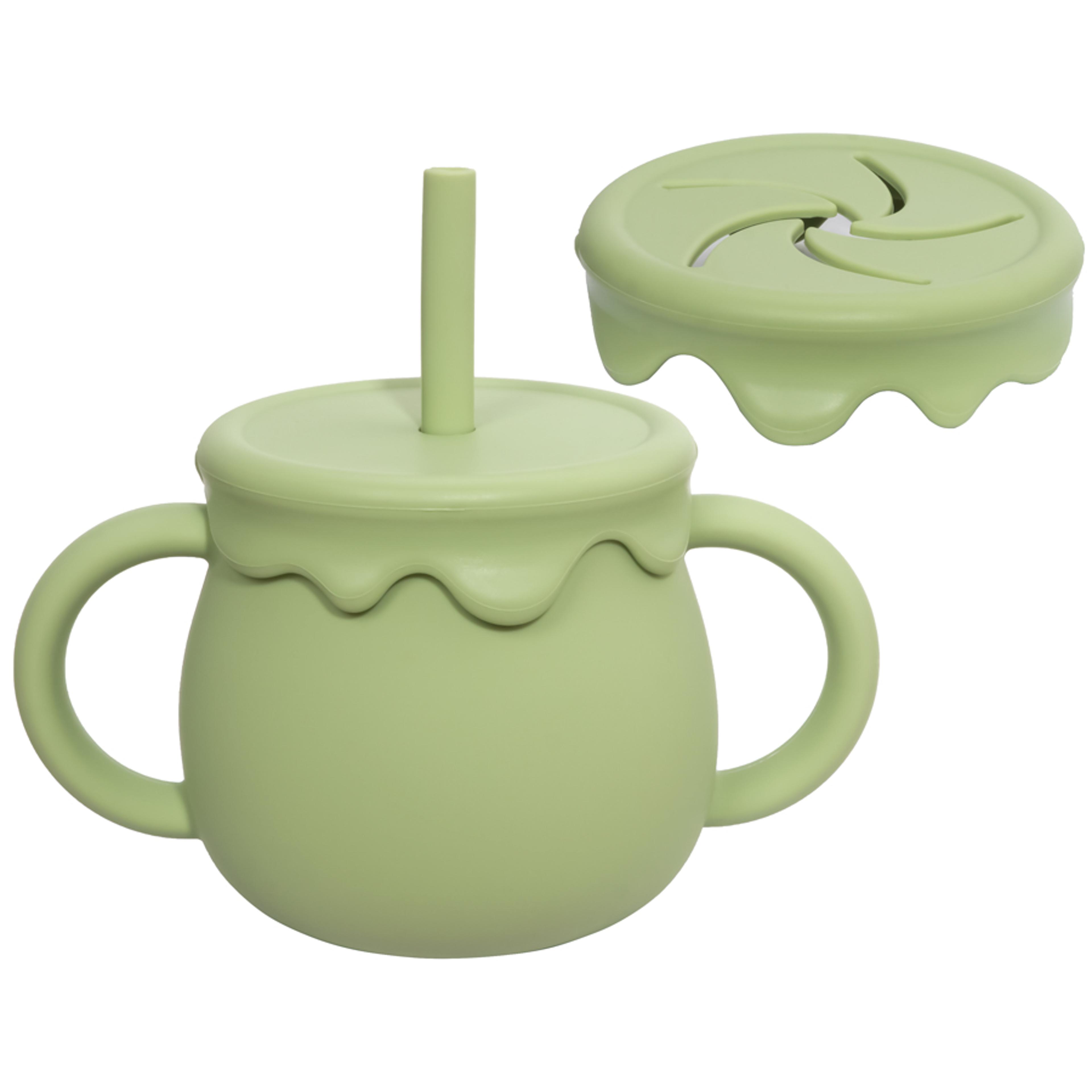 Snack Cup Toddlers Learning Cups Baby Feeding Cups Portable Drinkware Solid Food Container Sippy Cu 5