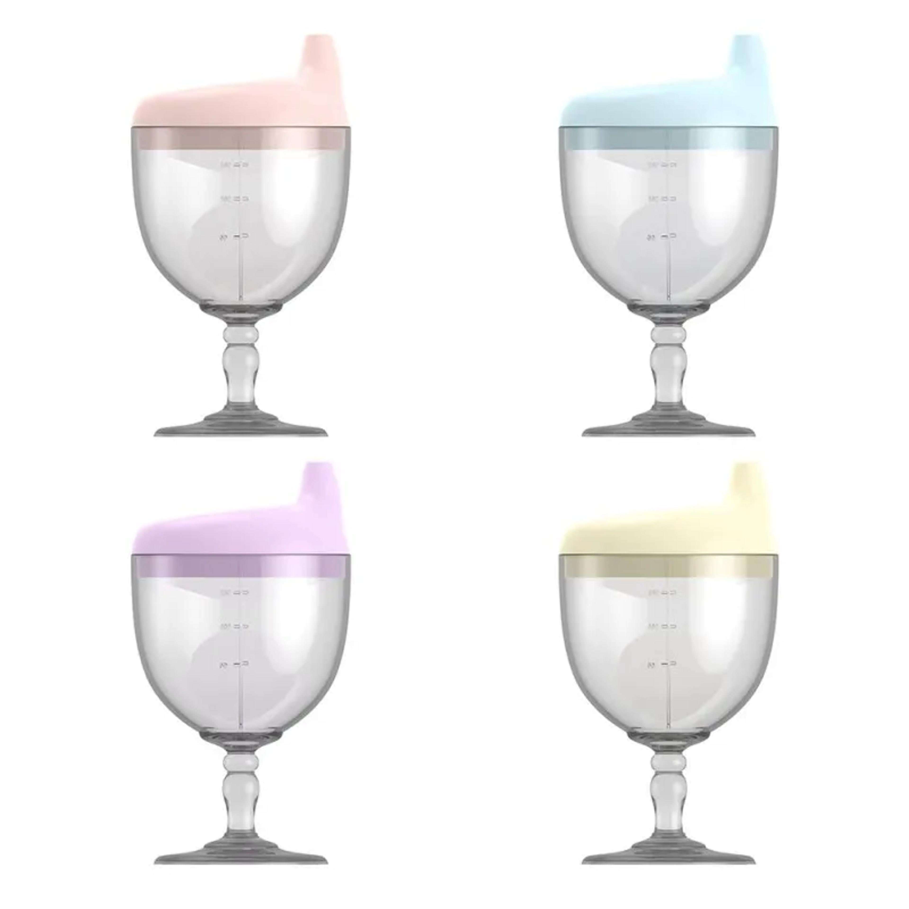 Leakproof Baby Weaning Cup Creative Goblet Duckbill Safe PP Material 150ML Gift For Kids 2