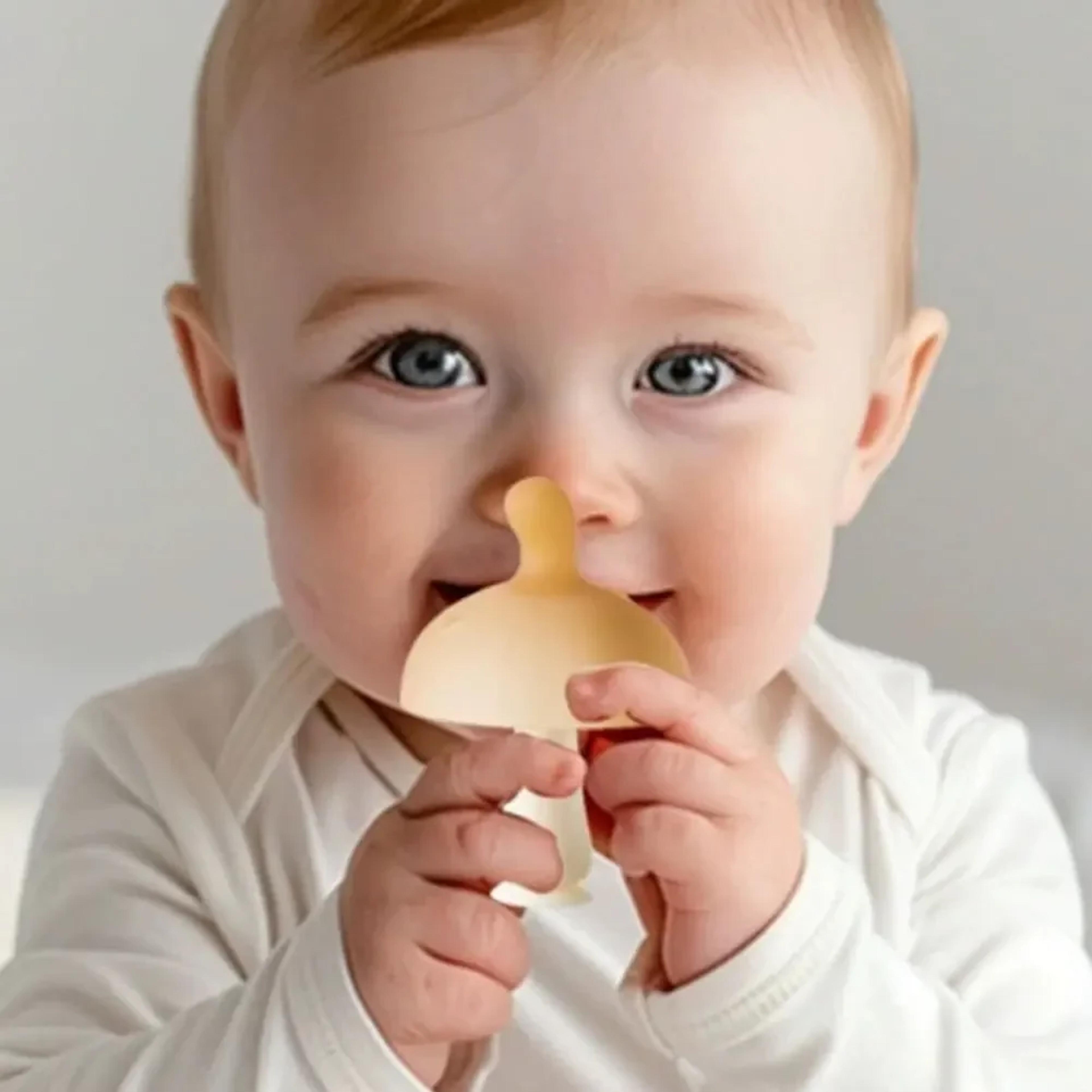 AntiEating Molar Toy BPAFree Silicone Baby Teether Dental Care For Babies Gums 2