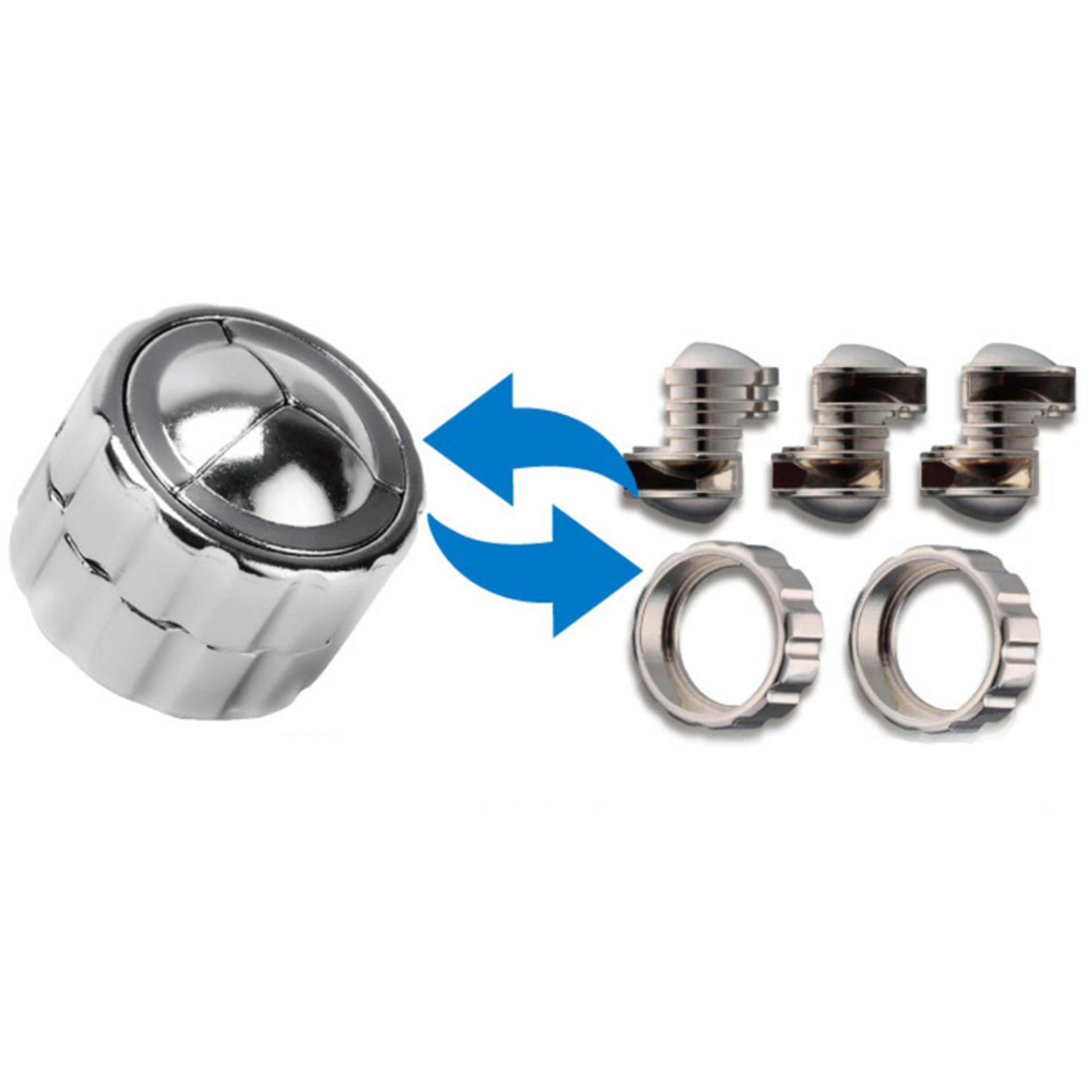 Very Difficult IQ Toys Cast Cylinder Puzzle Metal Brain Teaser Juegos Rompecabezas Metalicos Puzzle