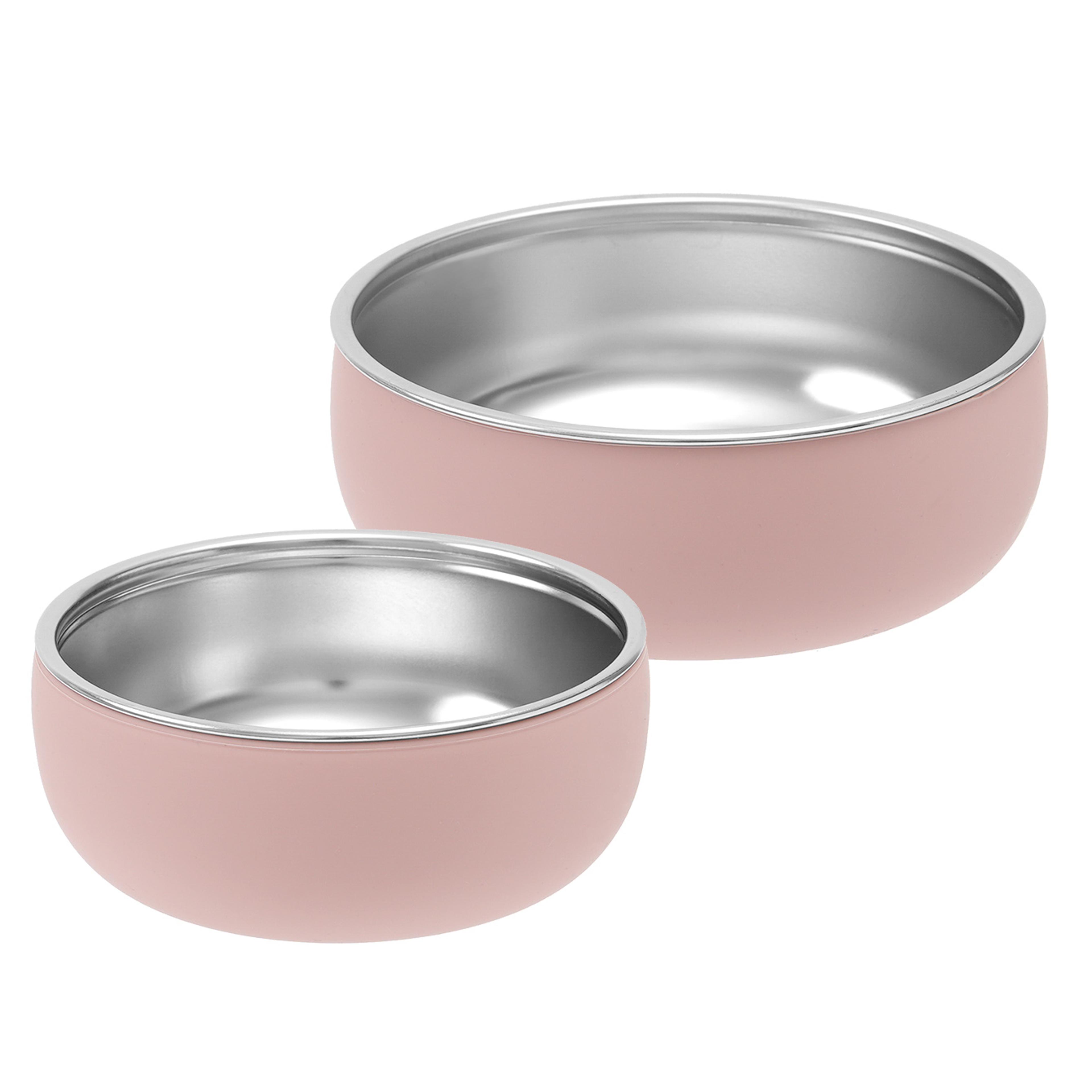 Kids Dinnerware Set BPAFree Silicone Food Dish Plate Stainless Steel Bowl For Baby Feeding 14