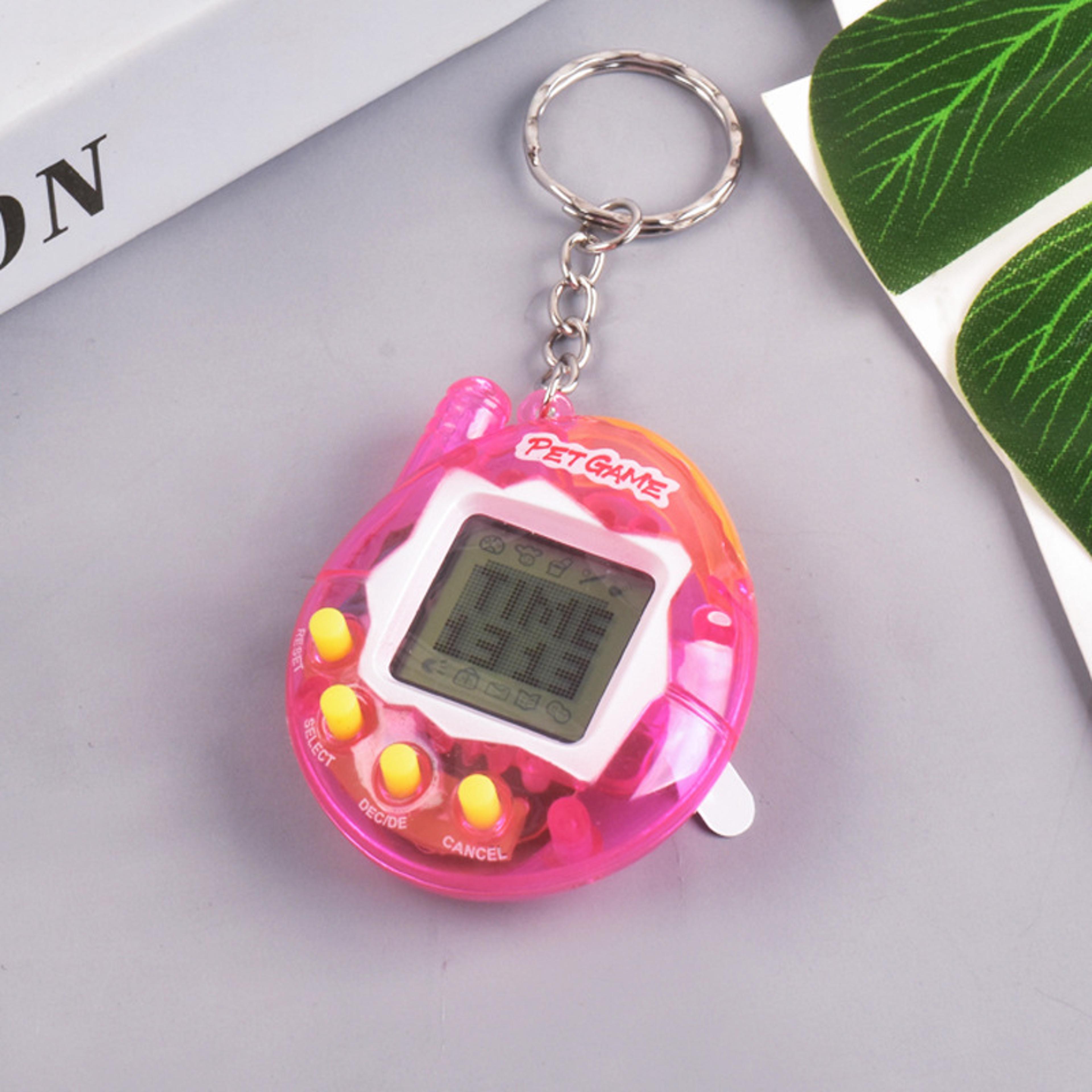 Nostalgic Transparent Electronic Pets Pixel Funny Virtual Cyber Digital Toy Keychain 9