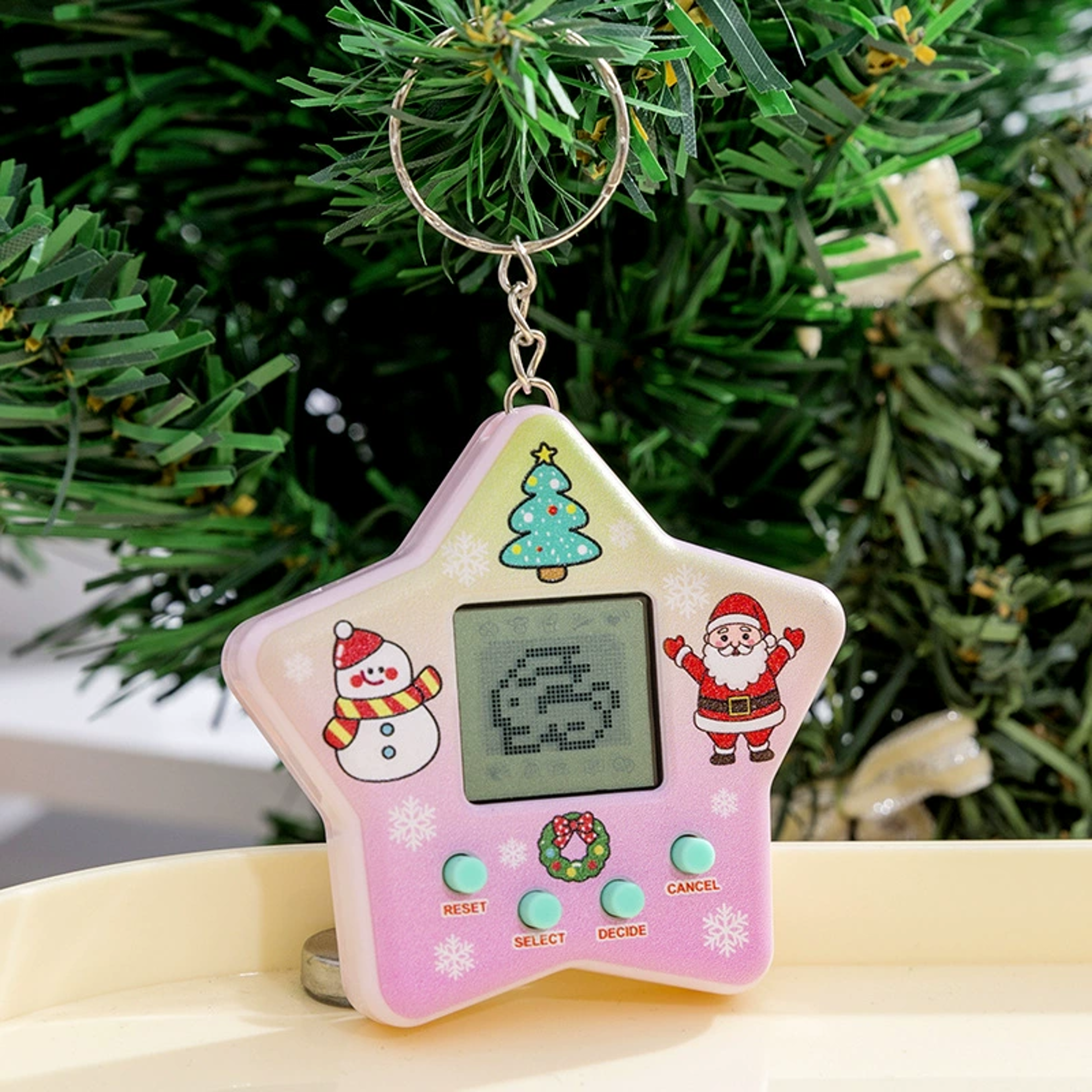 Nostalgic Transparent Electronic Pets Pixel Funny Virtual Cyber Digital Toy Keychain 17