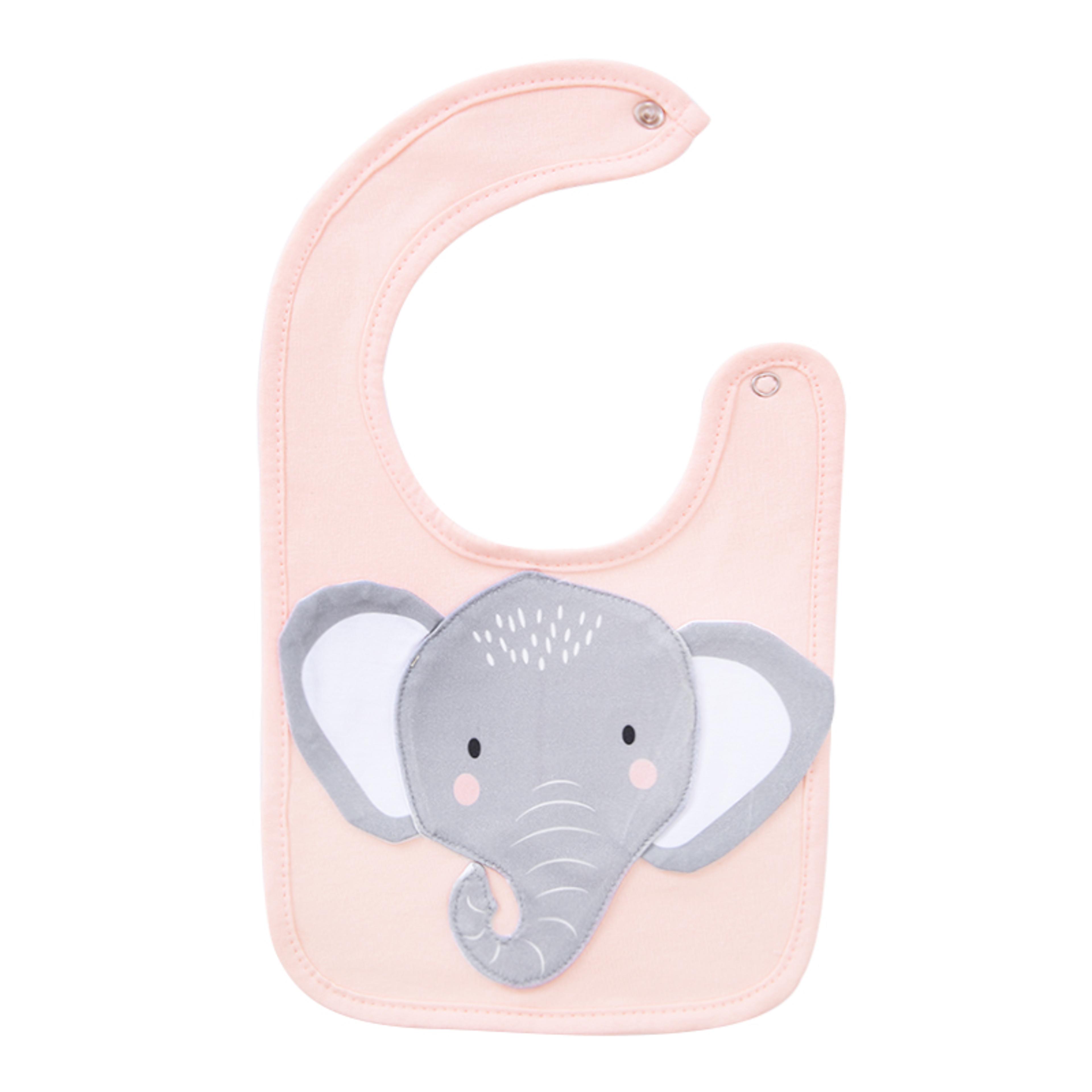 Animal Bib Baby Elephant Saliva Towel Childrens Accessories Baby Food Towel Soft Absorbent Feeding  6