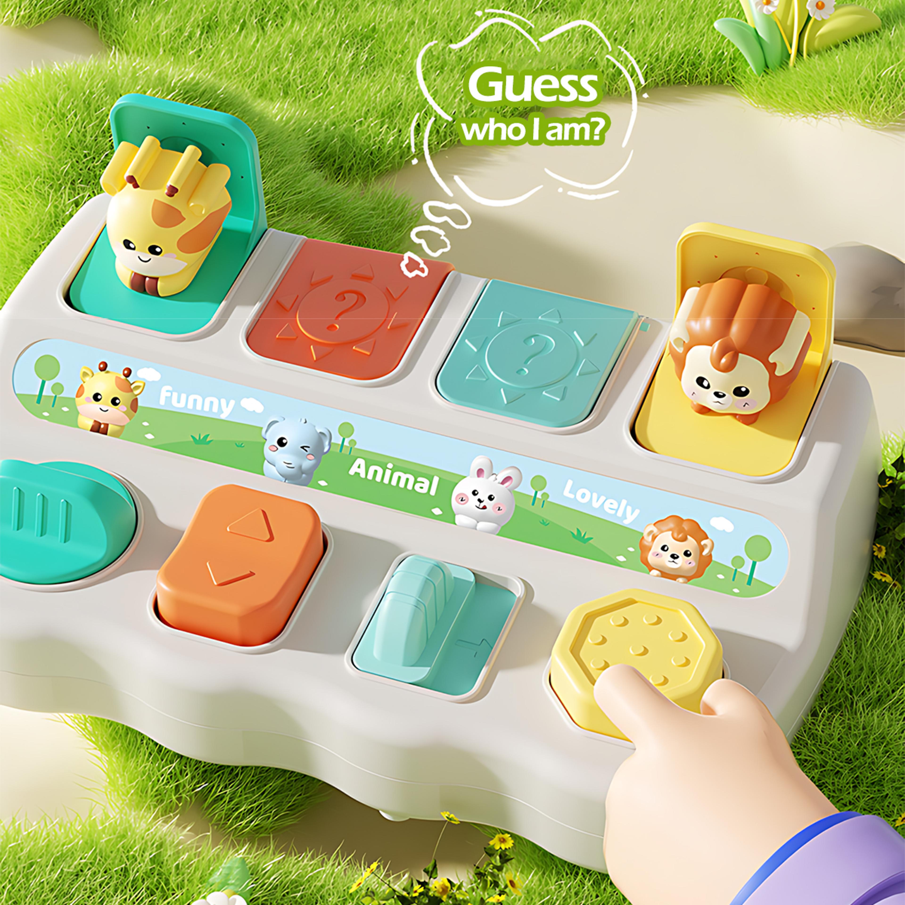 Pop Up Animal Toys For Kids Montessori Learning Boxes Boost Logic And Motor Skills Perfect For Chil 3