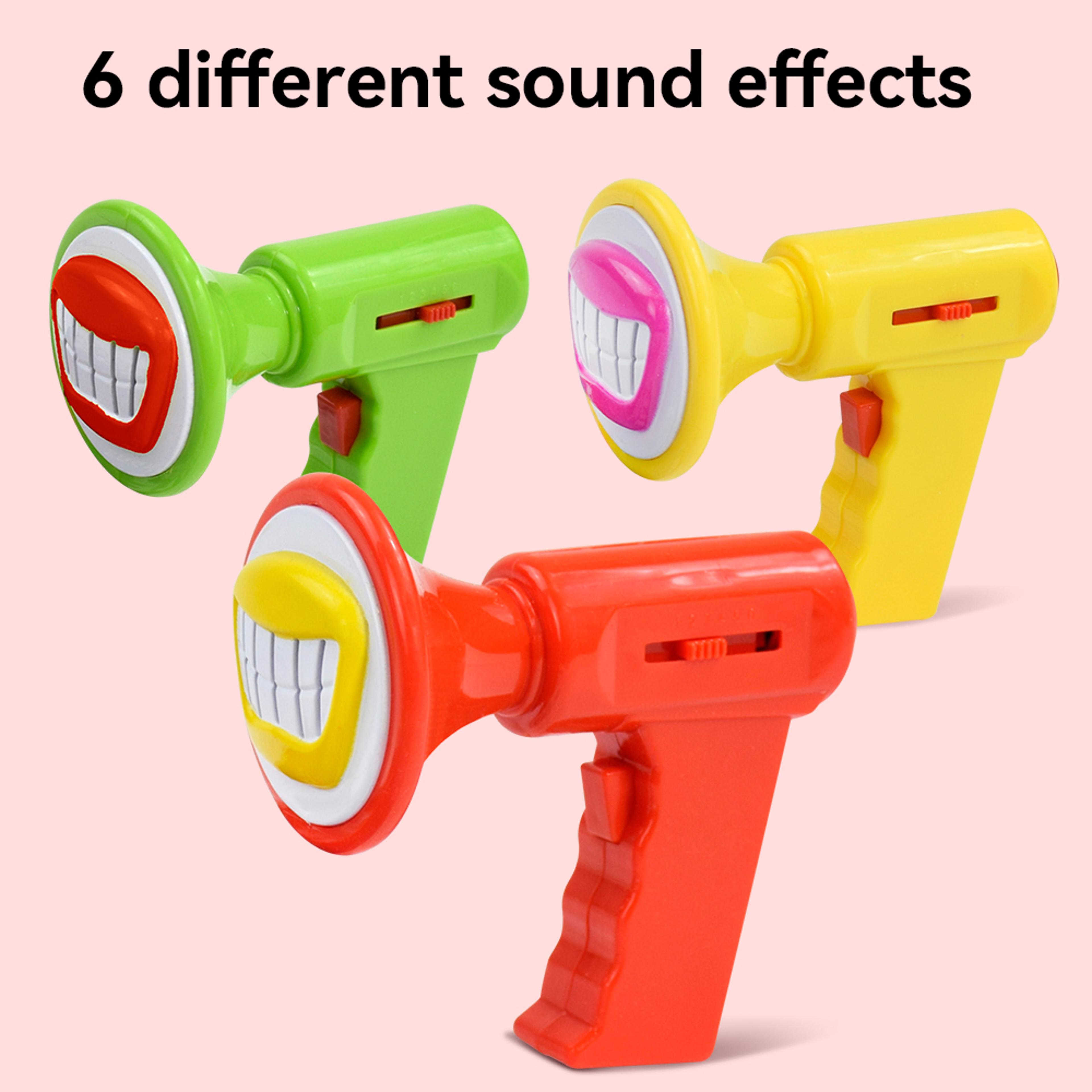 RolePlaying Voice Speaker Kids Voice Changer Toy Handheld Amplifier With Sound Effects Parody Toy F 2