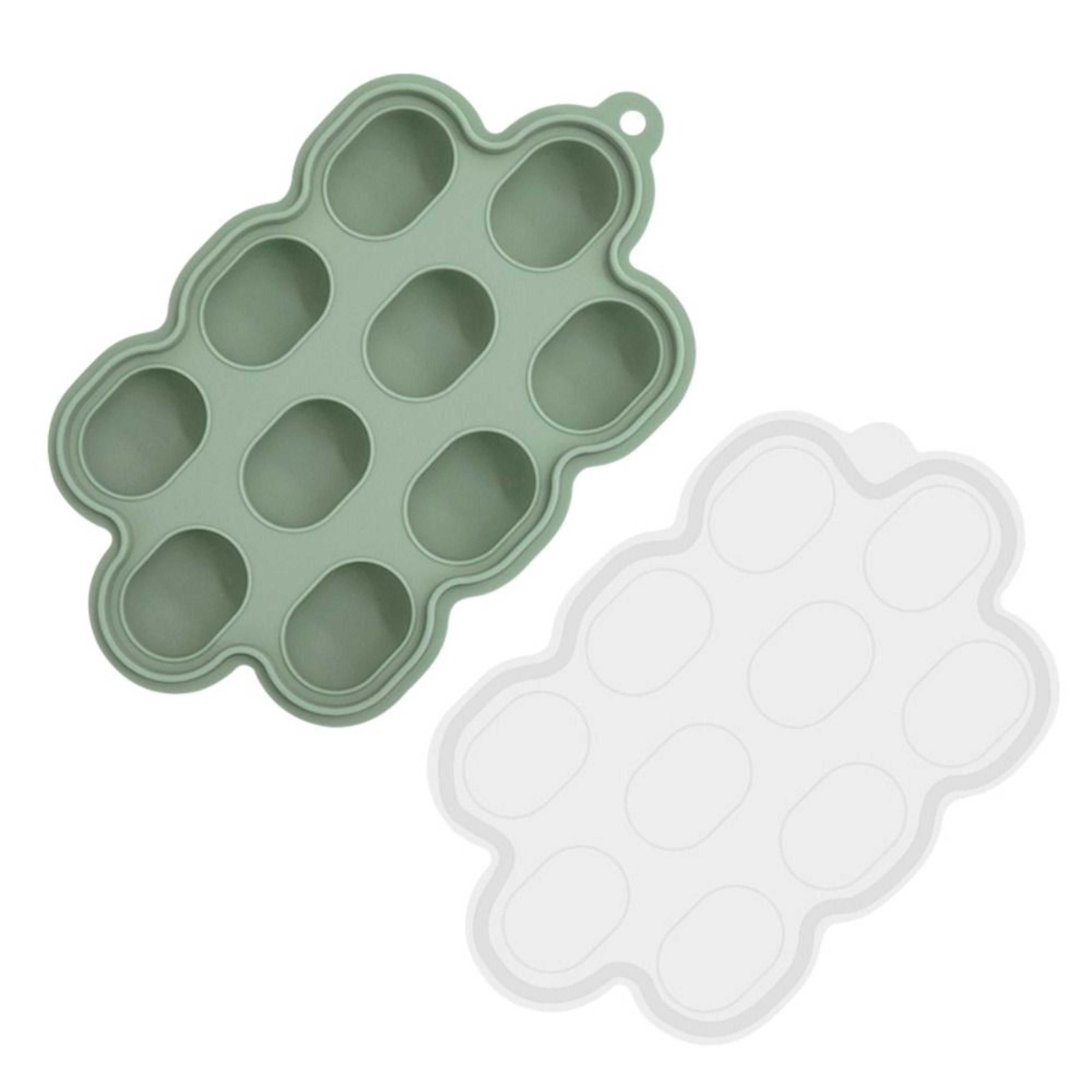 Durable Baby Food Freezer Tray Easy Release Breastmilk Popsicle Mold BPAFree 6