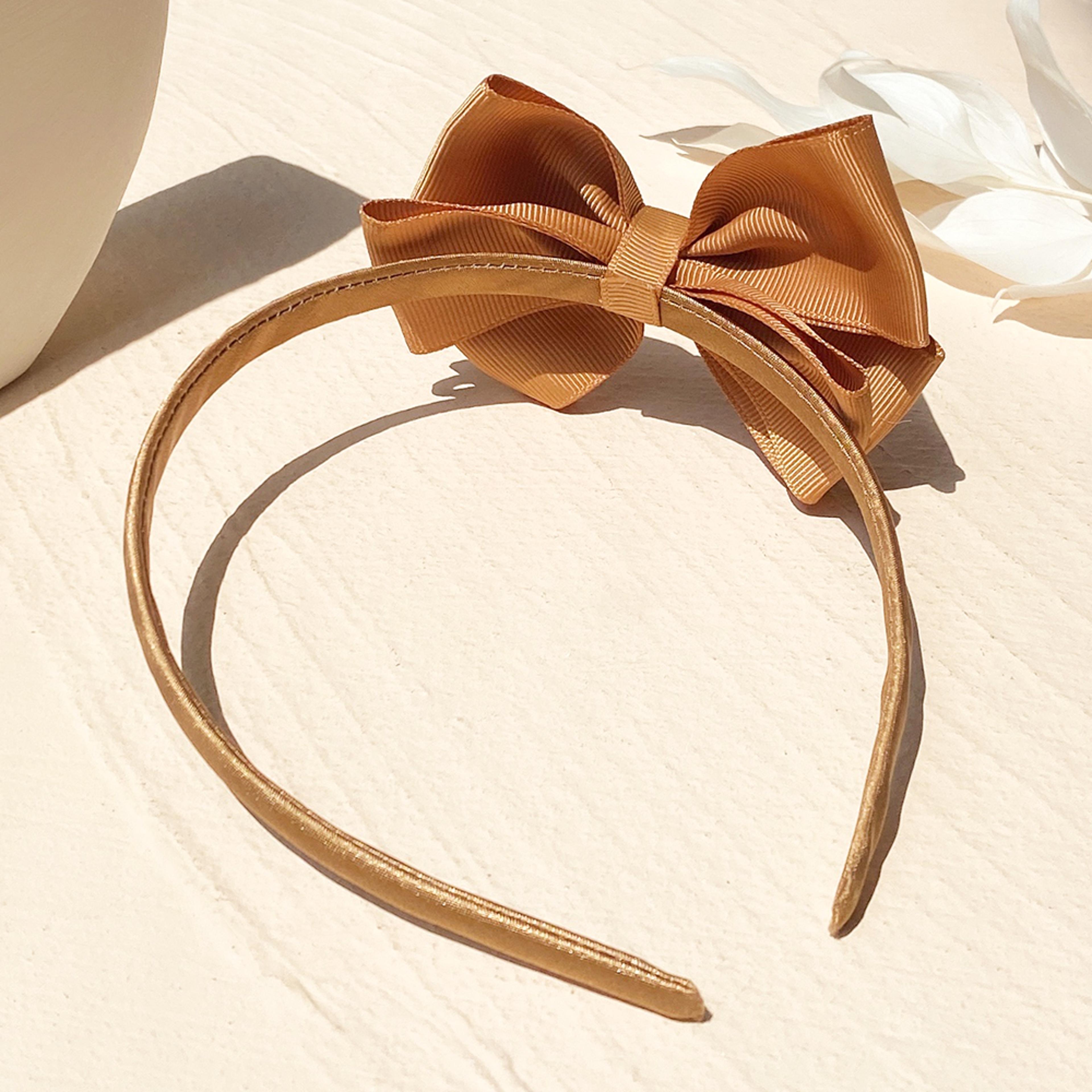 Handmade Hair Bows For Baby Girls Cute Bowknot Headband Headwear 4