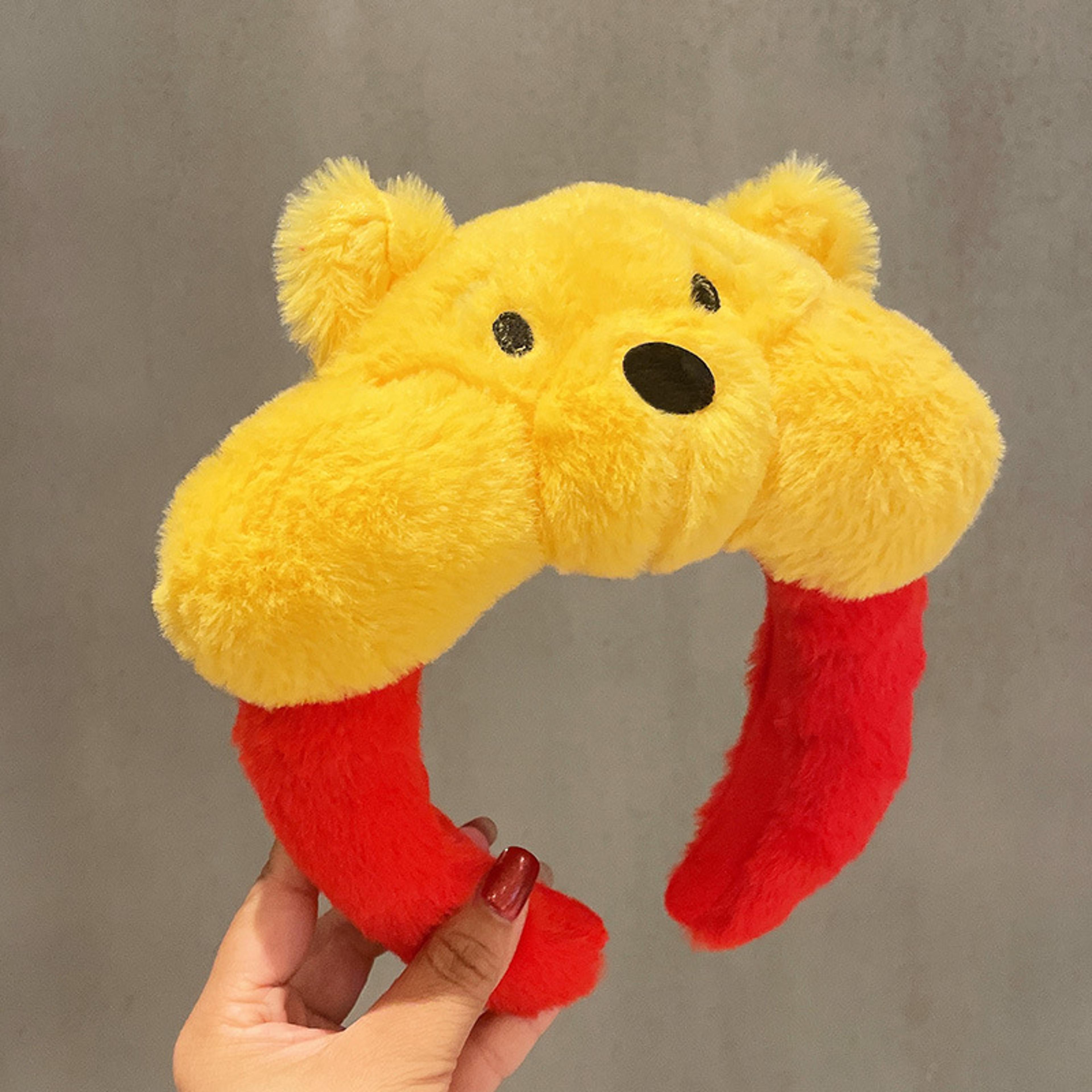 Cartoon Funny Strawberry Bear Girl Cute Hair Hoop Headwear For Women 5
