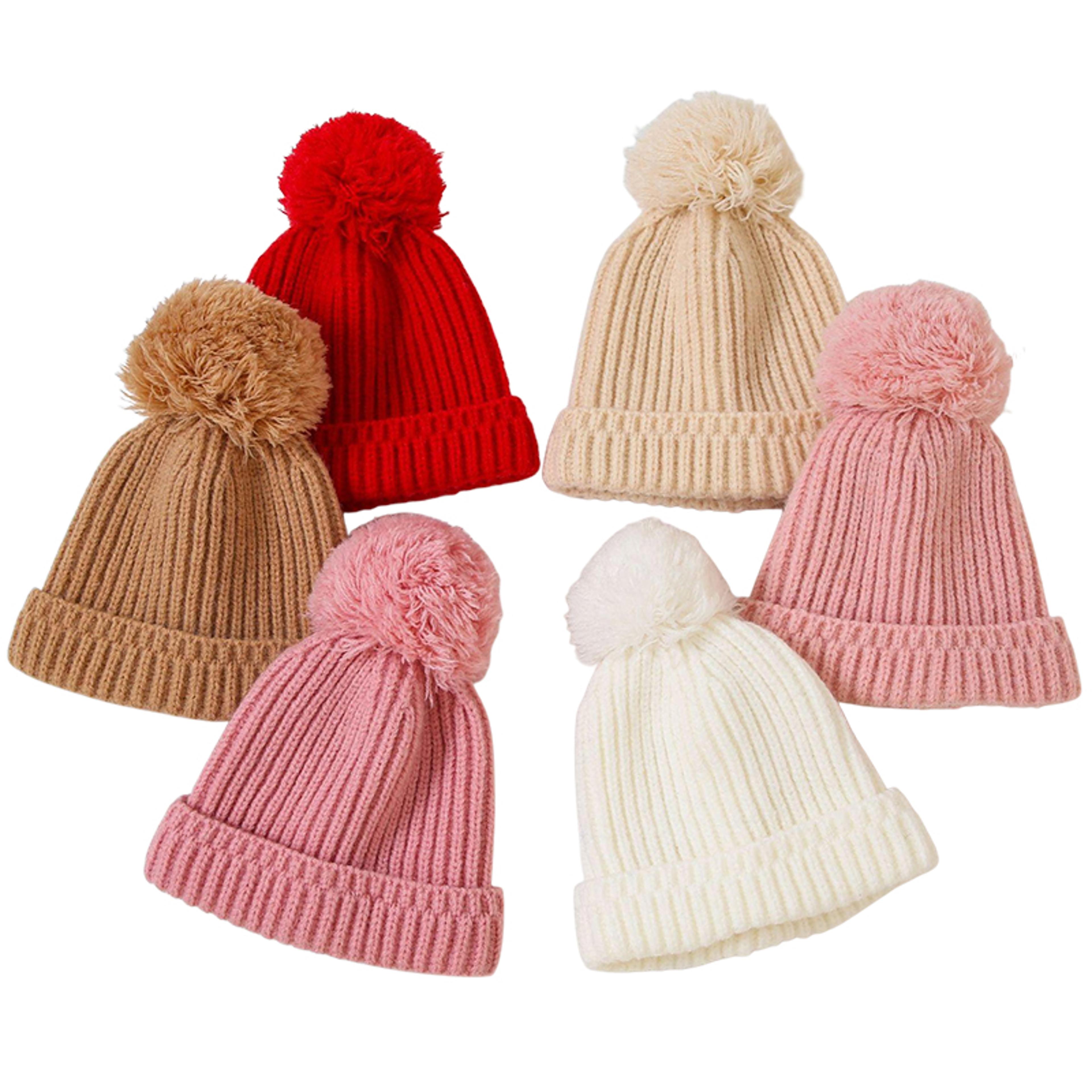 Warm Autumn Winter Baby Hat Cute Beanie Cap For Newborn Boys Girls 0