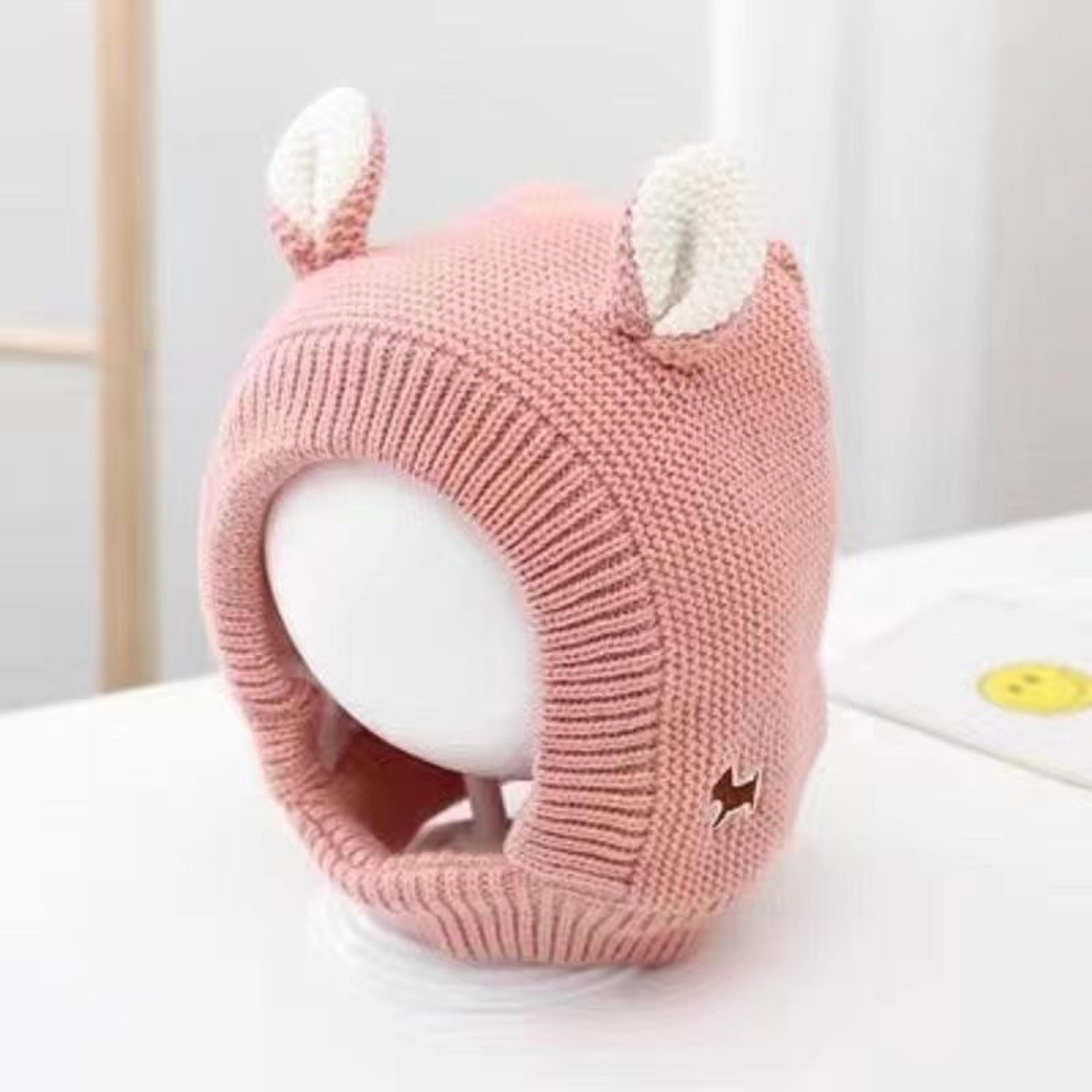 Thick Ear Protection Hat Cute Baby Winter Hat Plush Knitted 9
