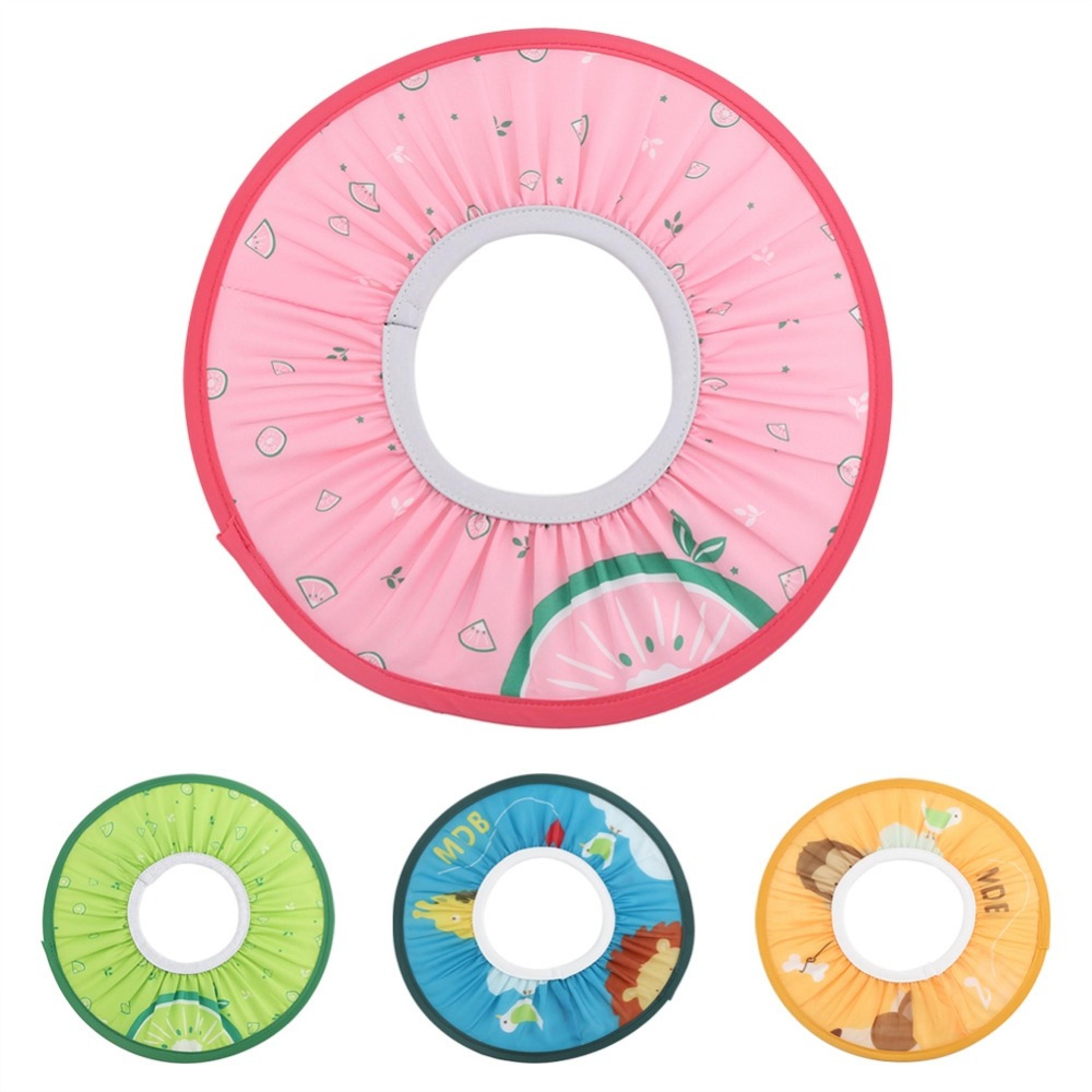Adjustable Elastic Baby Bath Cap For Shampoo Soft Ear Protection Safe Shower Shield For Infants 2