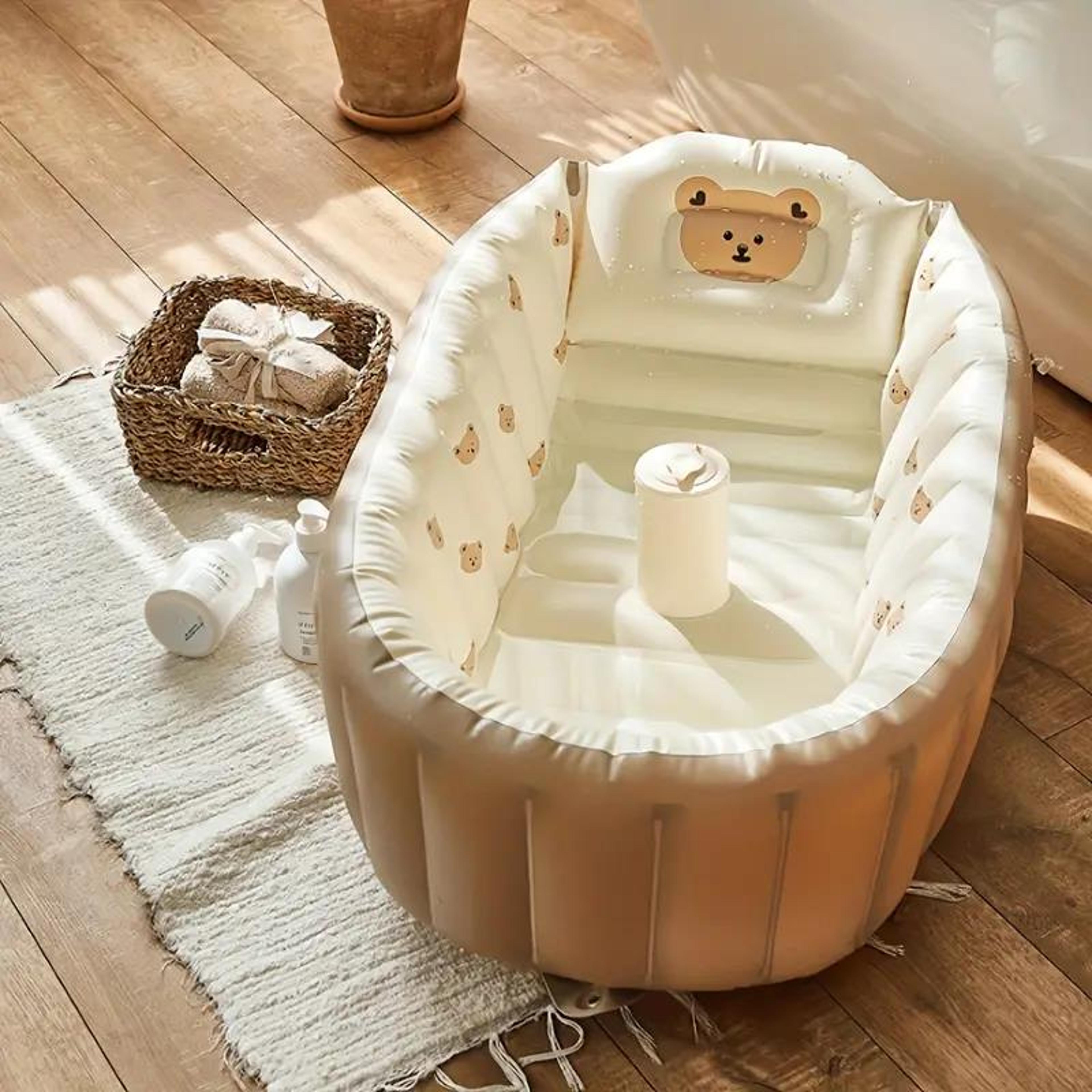 New Product Daisy Bathtub Baby Bathtub Childrens Inflatable Travel Bathtub 8