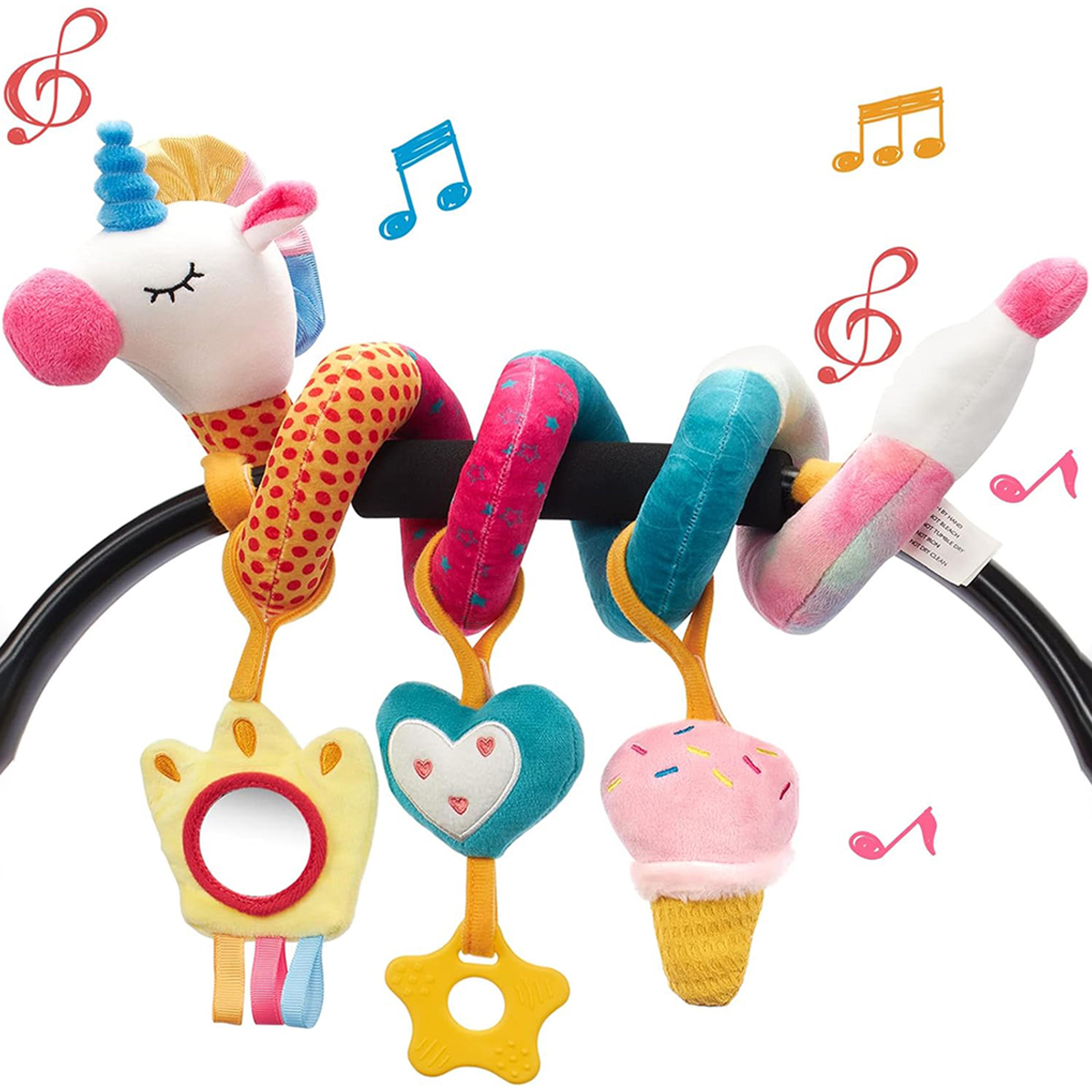 Baby Colorful Unicorn Caterpillar Animal Bed Package Bed Hanging Baby Comfortable Toy Safety Seat C 0