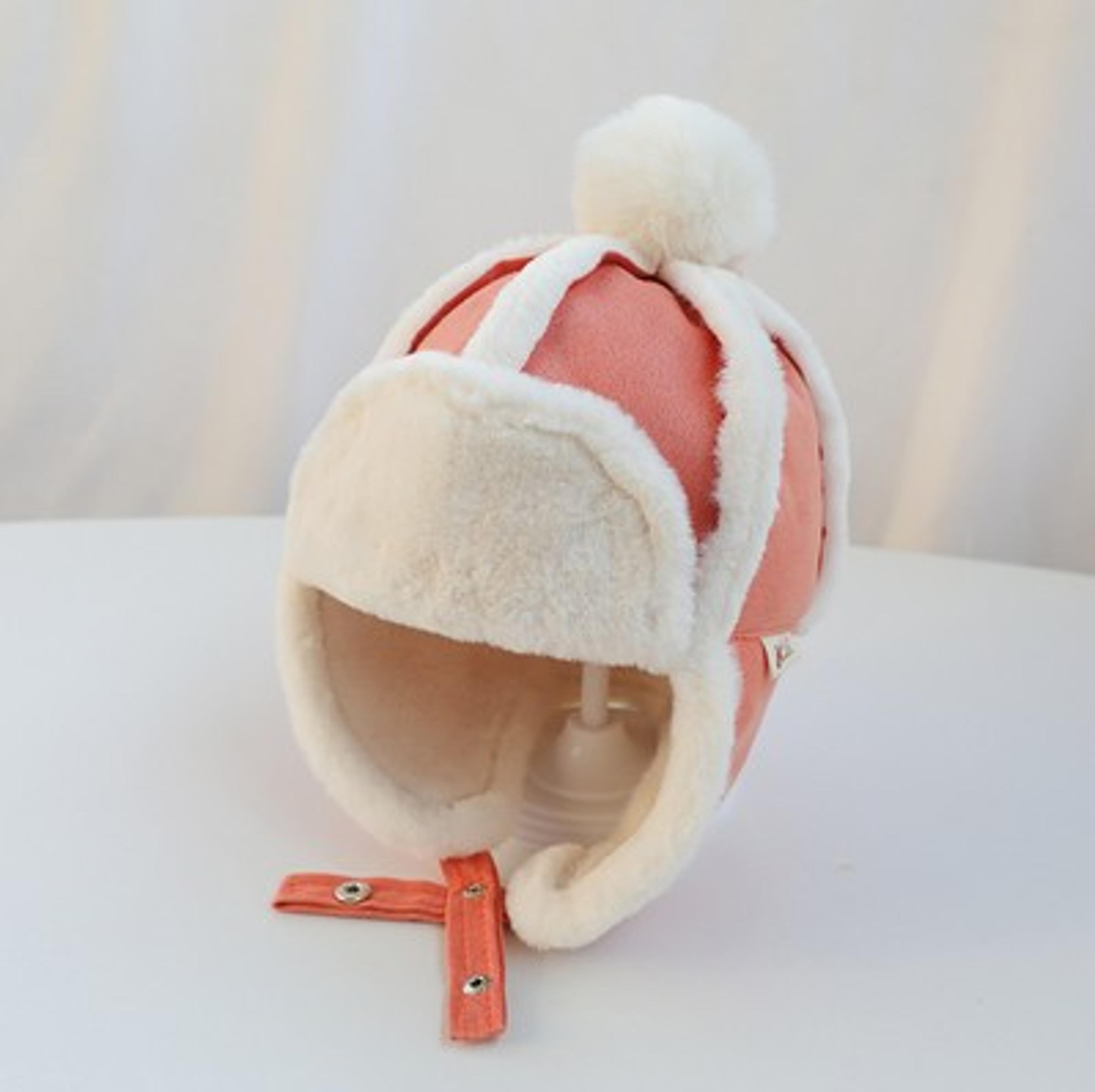 Kids Ear Flap Muff Hat For Baby Boys Girls Winter Warm Plush Cotton Cap Lei Feng Beanie Gifts 7