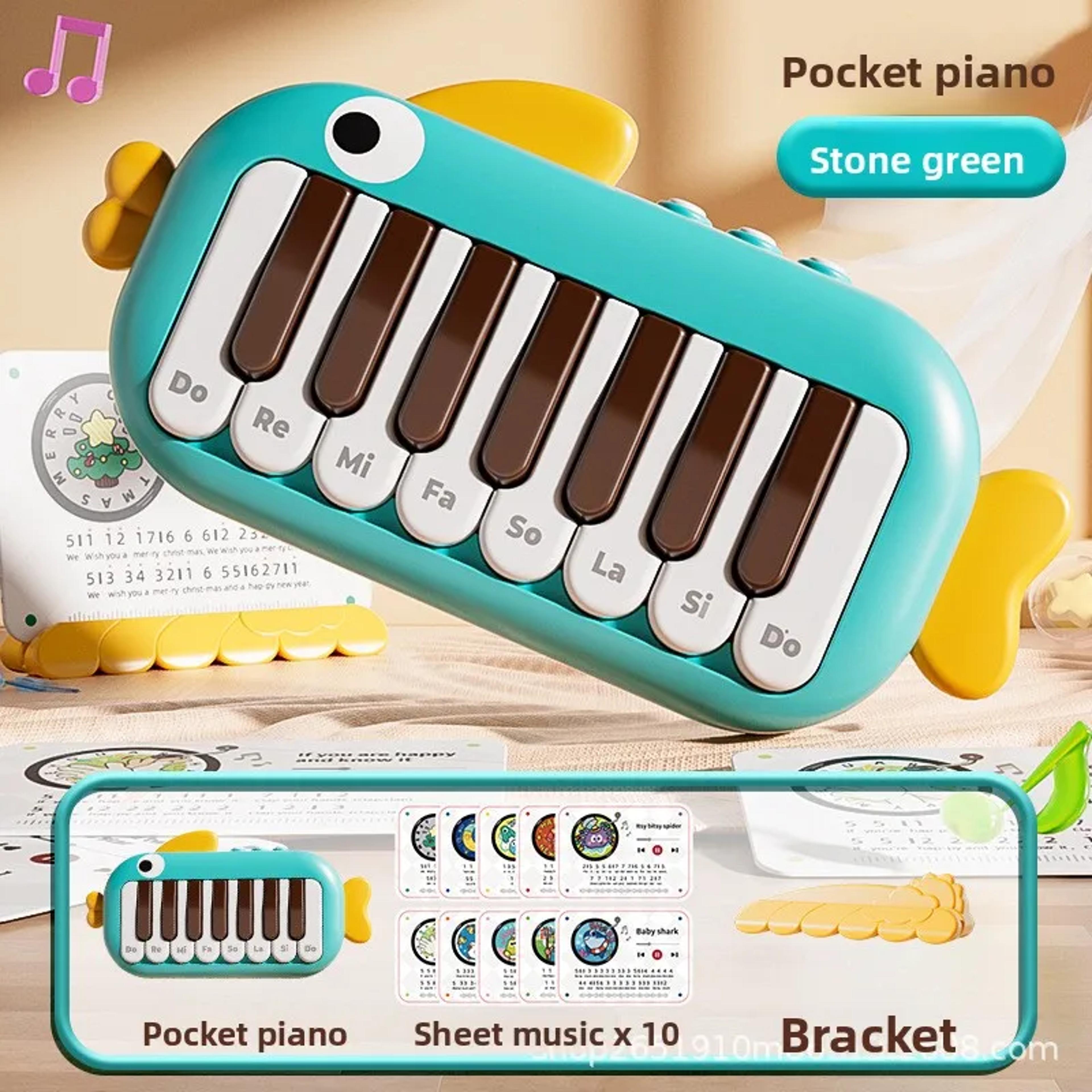 Montessori Baby Music Instruments Multifunctional Pocket Piano Keyboard Toy Electronic Learning Edu 3