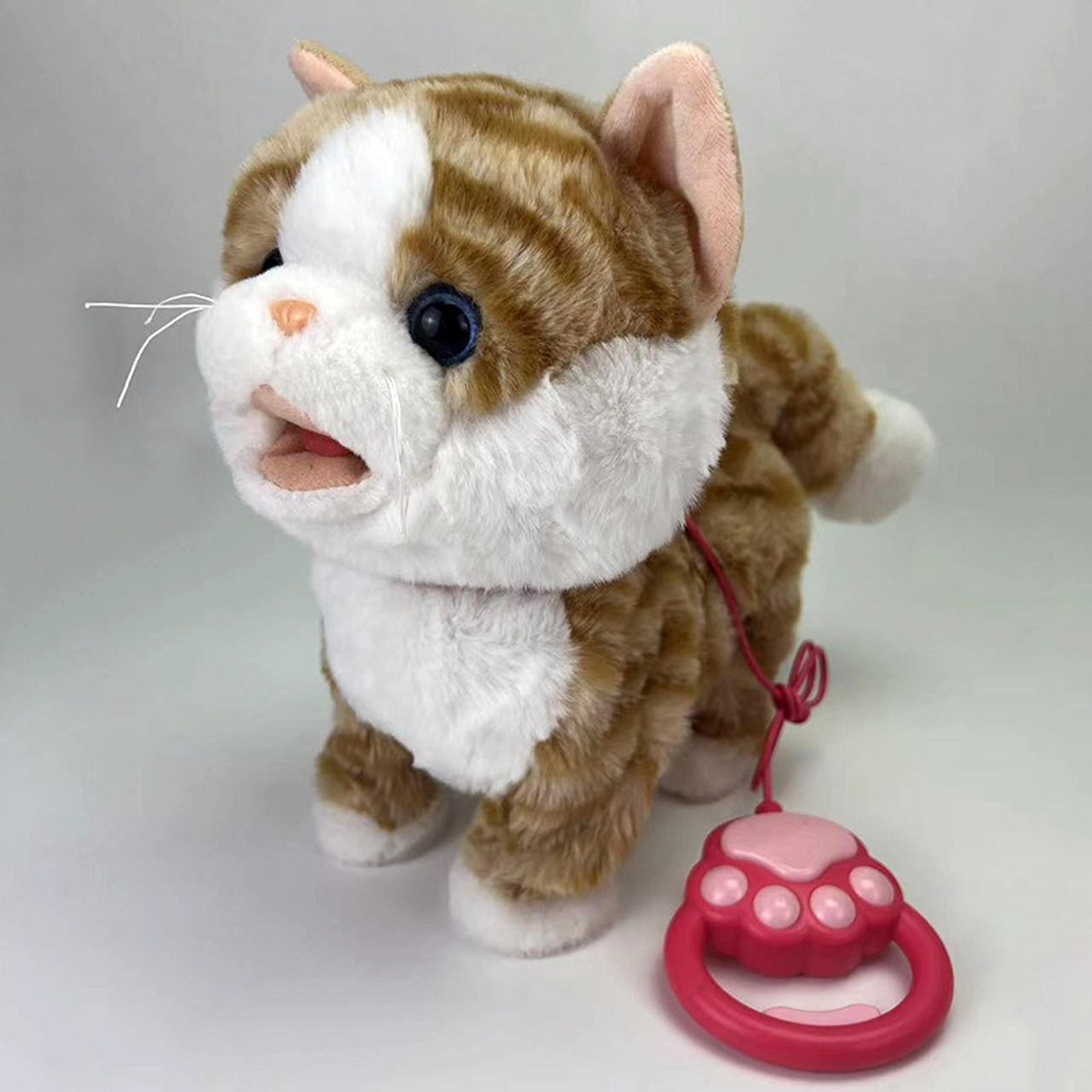 Interactive Robot Dog Sound Control Plush Puppy Toys Cat Lick Tongue Talk Bark Sing Music Animal Fo