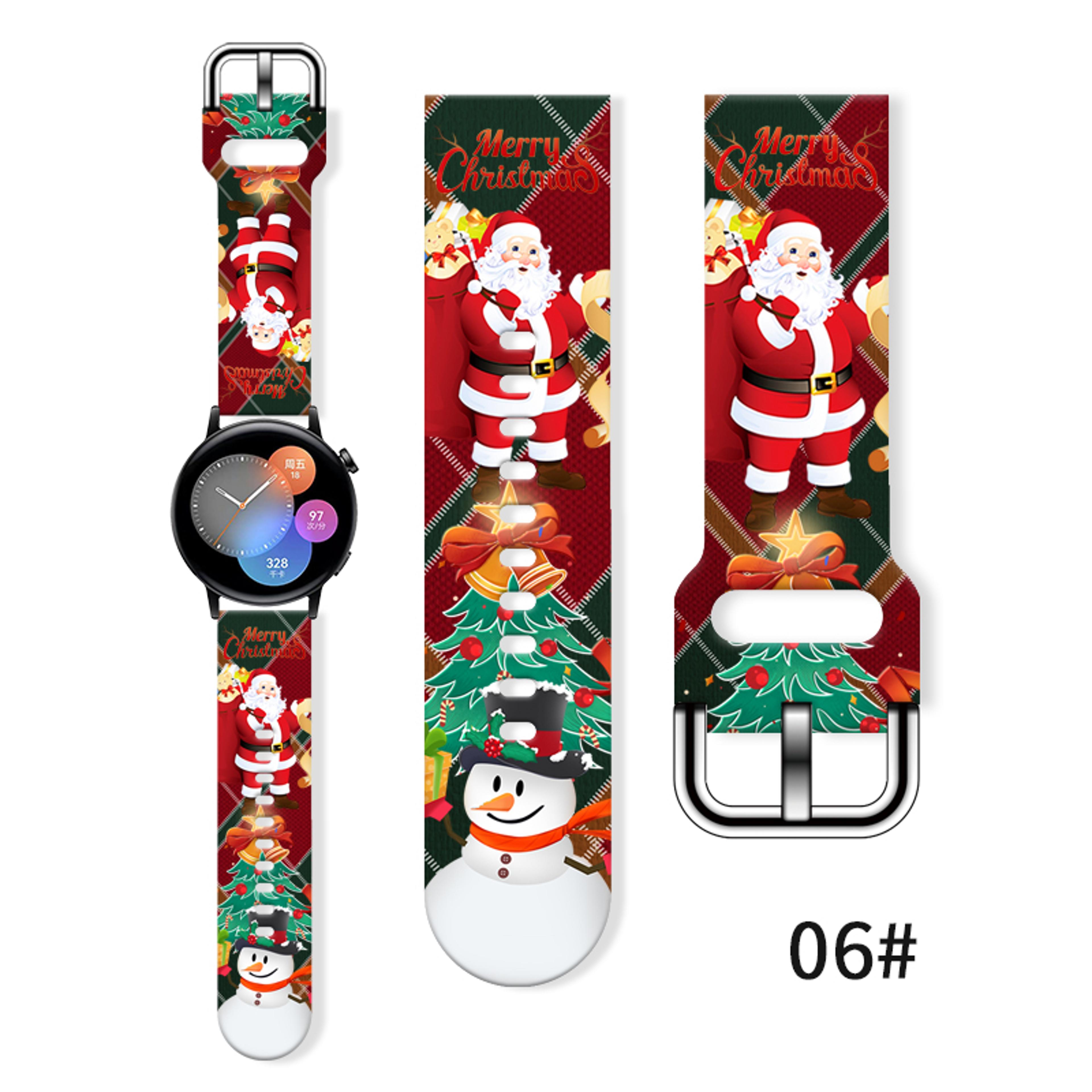 Replaceable Christmas Printed Strap For Watch Bracelet For Xiaomi Amazfit 8