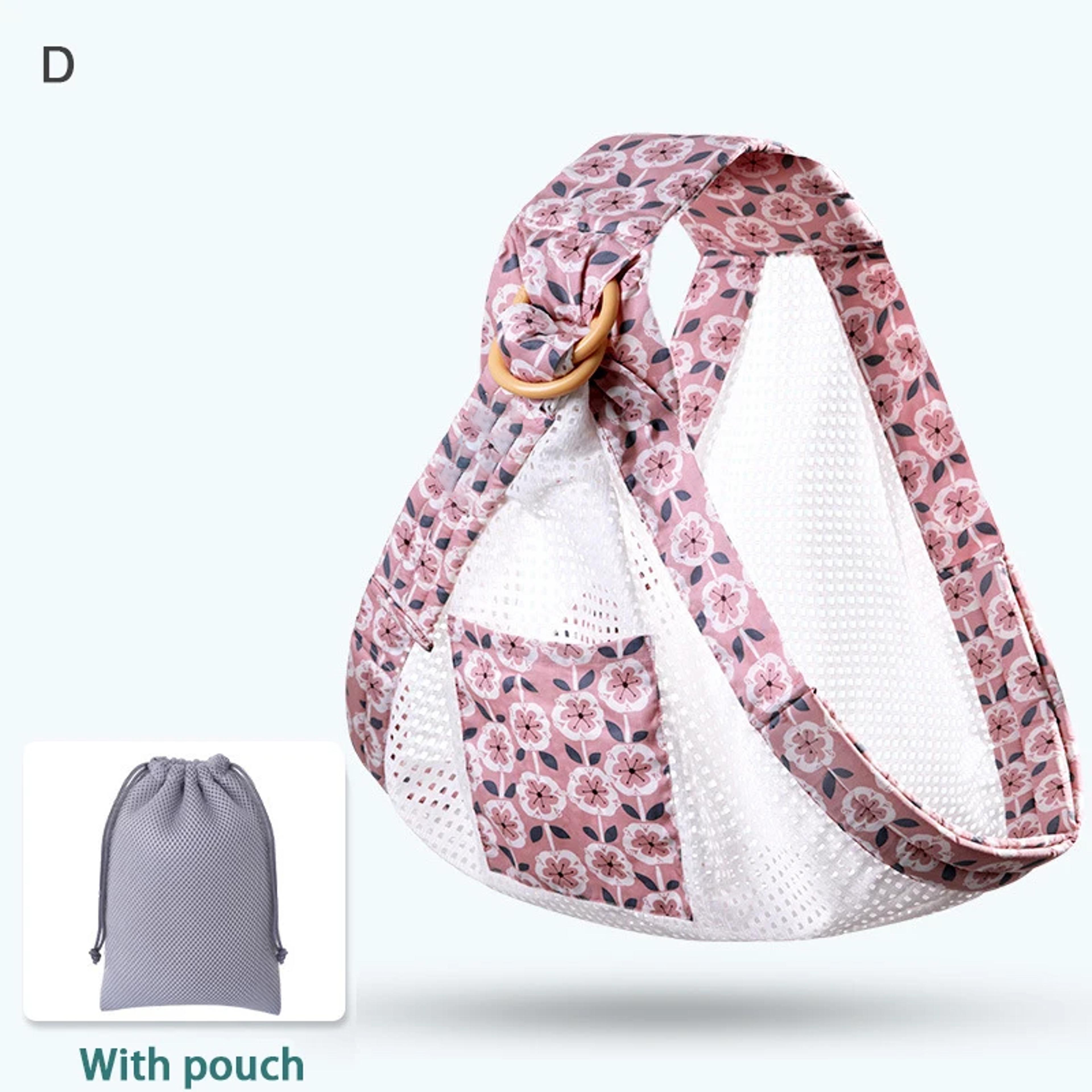 Newborn Baby Sling Wrap Carrier Infant Nursing Cover Mesh Fabric Breastfeeding Wrap Carrier 7