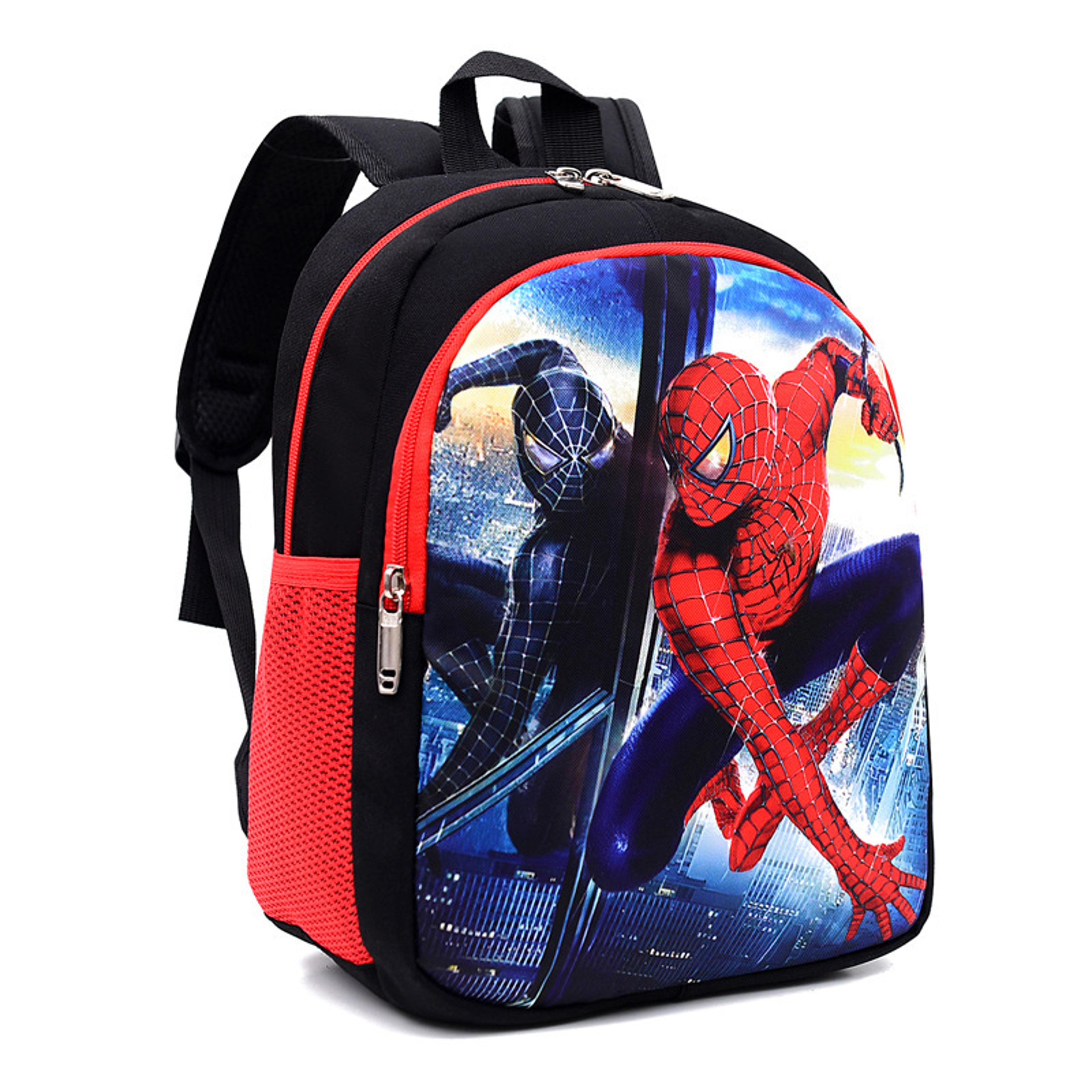 SpiderMan Cartoon Schoolbag For Boys Disney Marvel Series Backpack 7