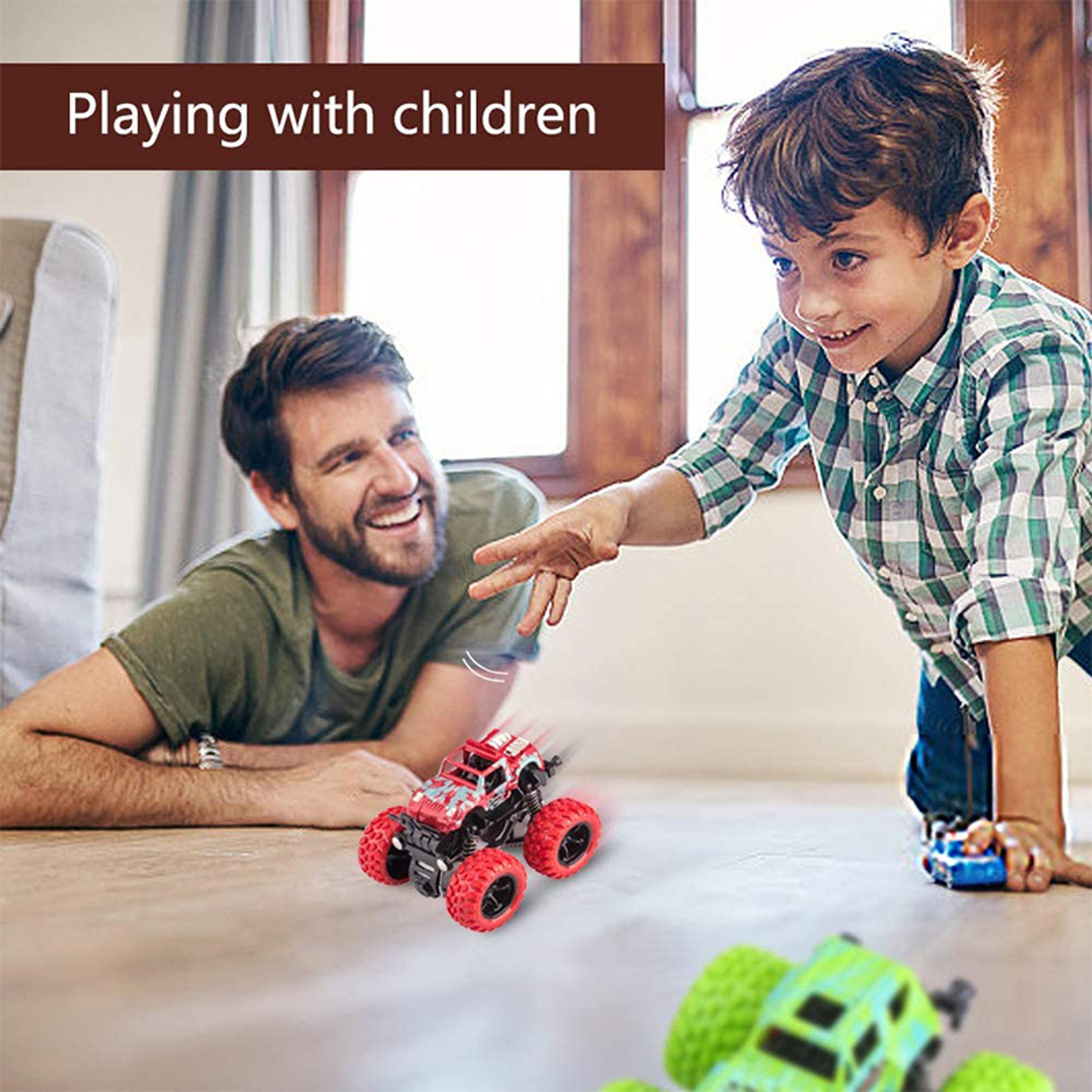 FourWheel Drive Hot Toys Car Monster Truck Stunt Dump Car Dinosaur Inertia Toy Fun Gift For Childre 4