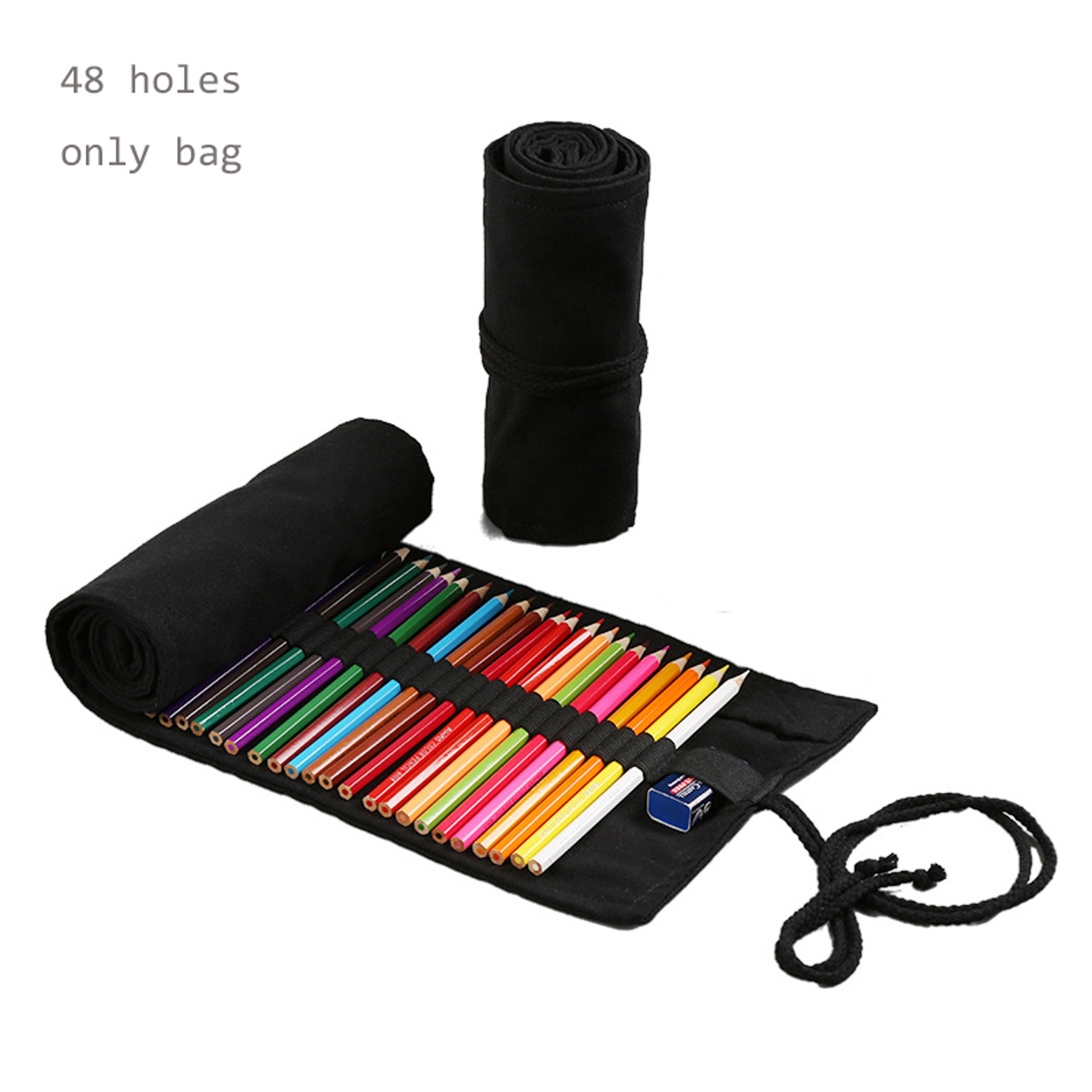 Kawaii Roll Colored Art Pencil Case School Student Supplies Cute Pencil Cases 8
