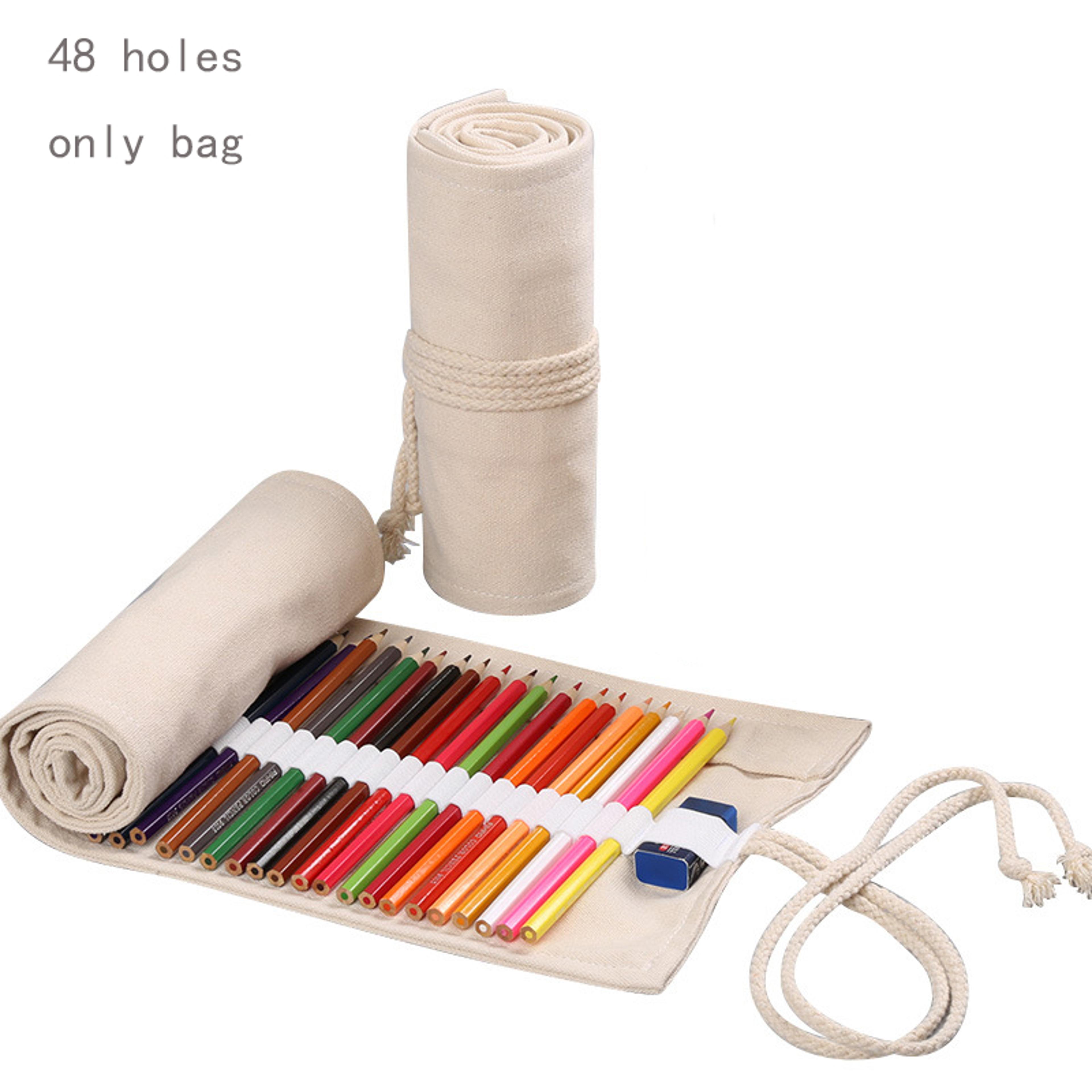 Kawaii Roll Colored Art Pencil Case School Student Supplies Cute Pencil Cases 9