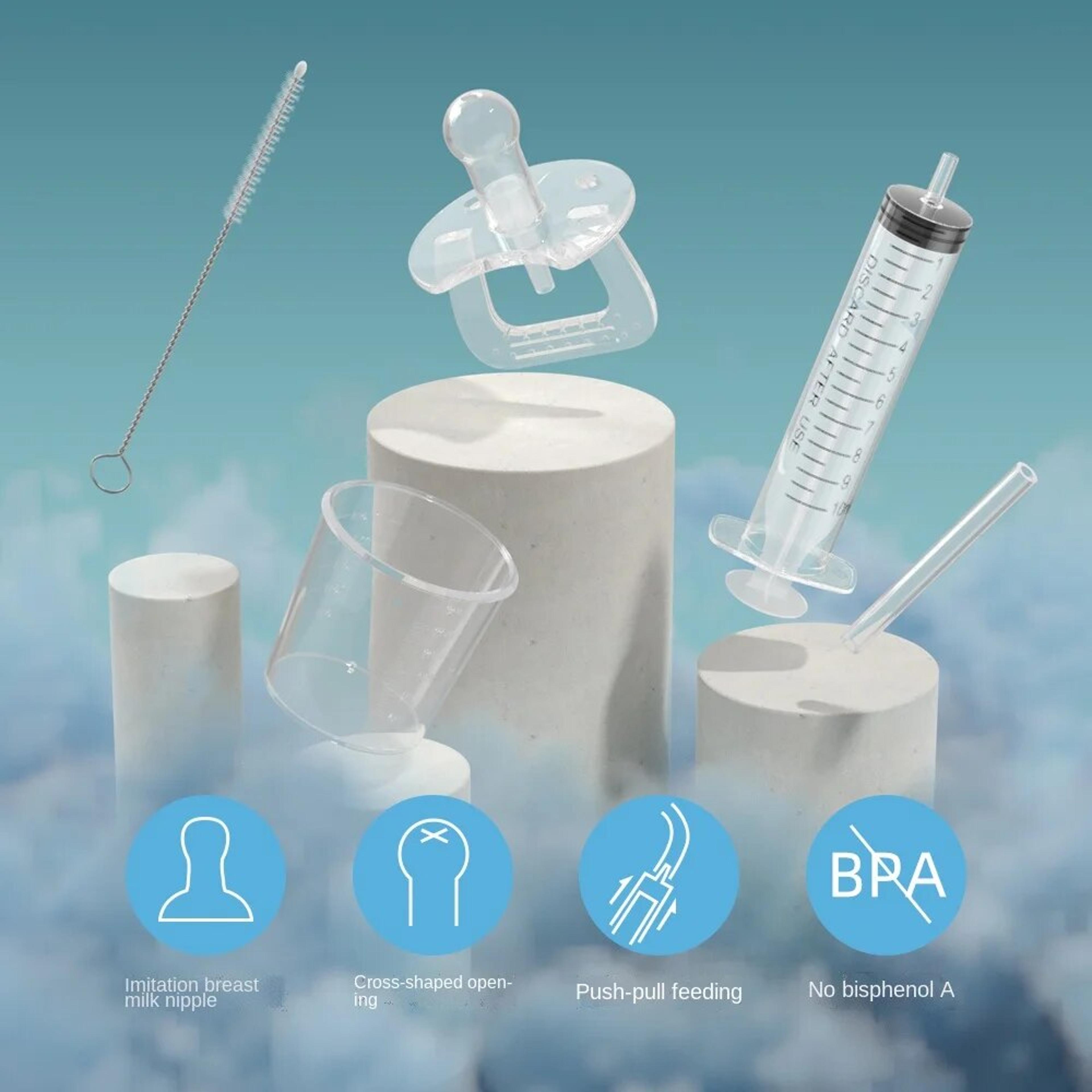 Liquid Dropper Feeder Baby Pacifier Medicine Dispenser Kit Oral Syringe For Toddler Health Feeding  3