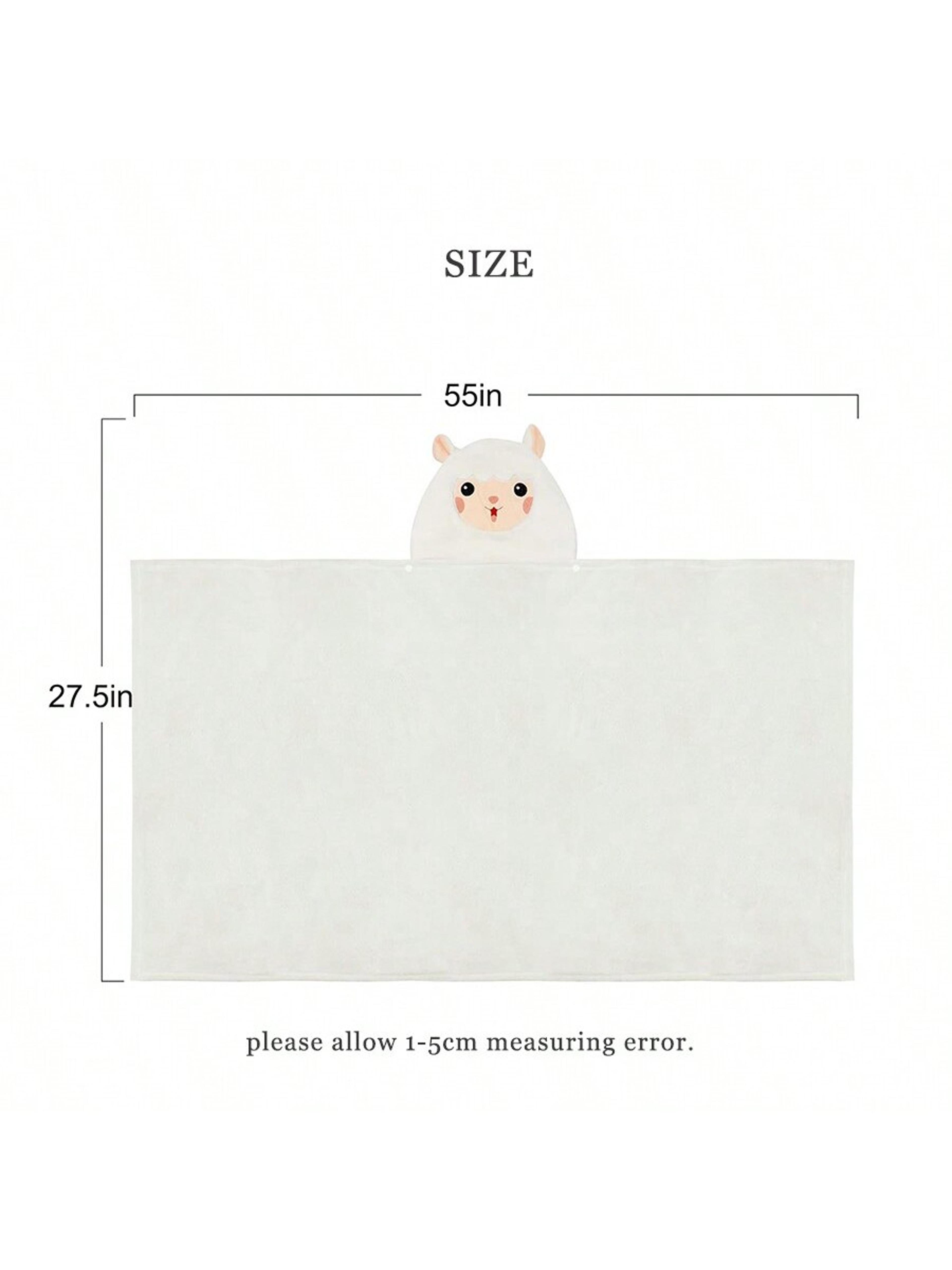 Newborn Super Soft Baby Hooded Bathrobe Towel Blanket For Toddlers Boys Girls 2