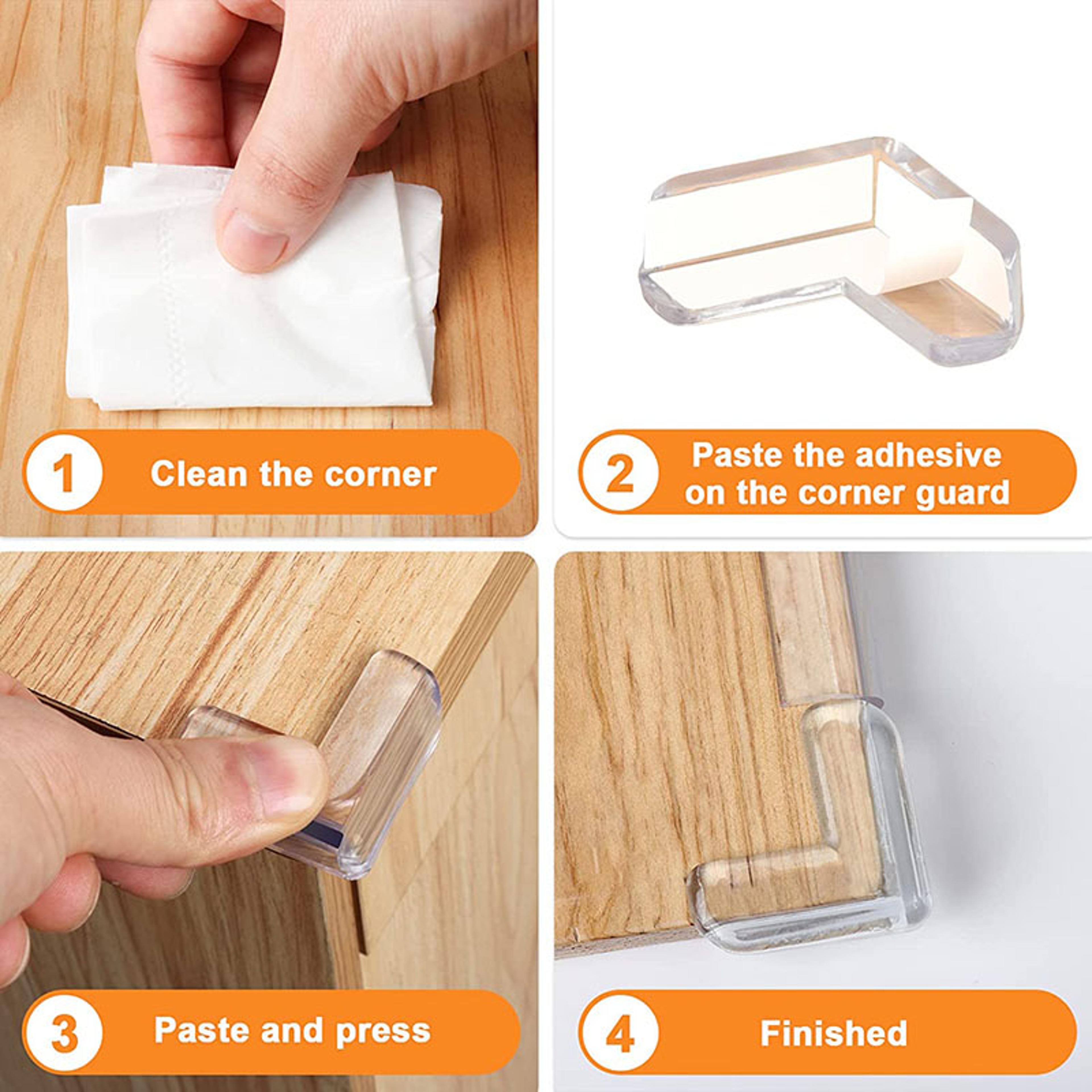 Silicone Protection Edge Cover For Furniture Baby Safety Puppy Table Corner Protector For Kids 4