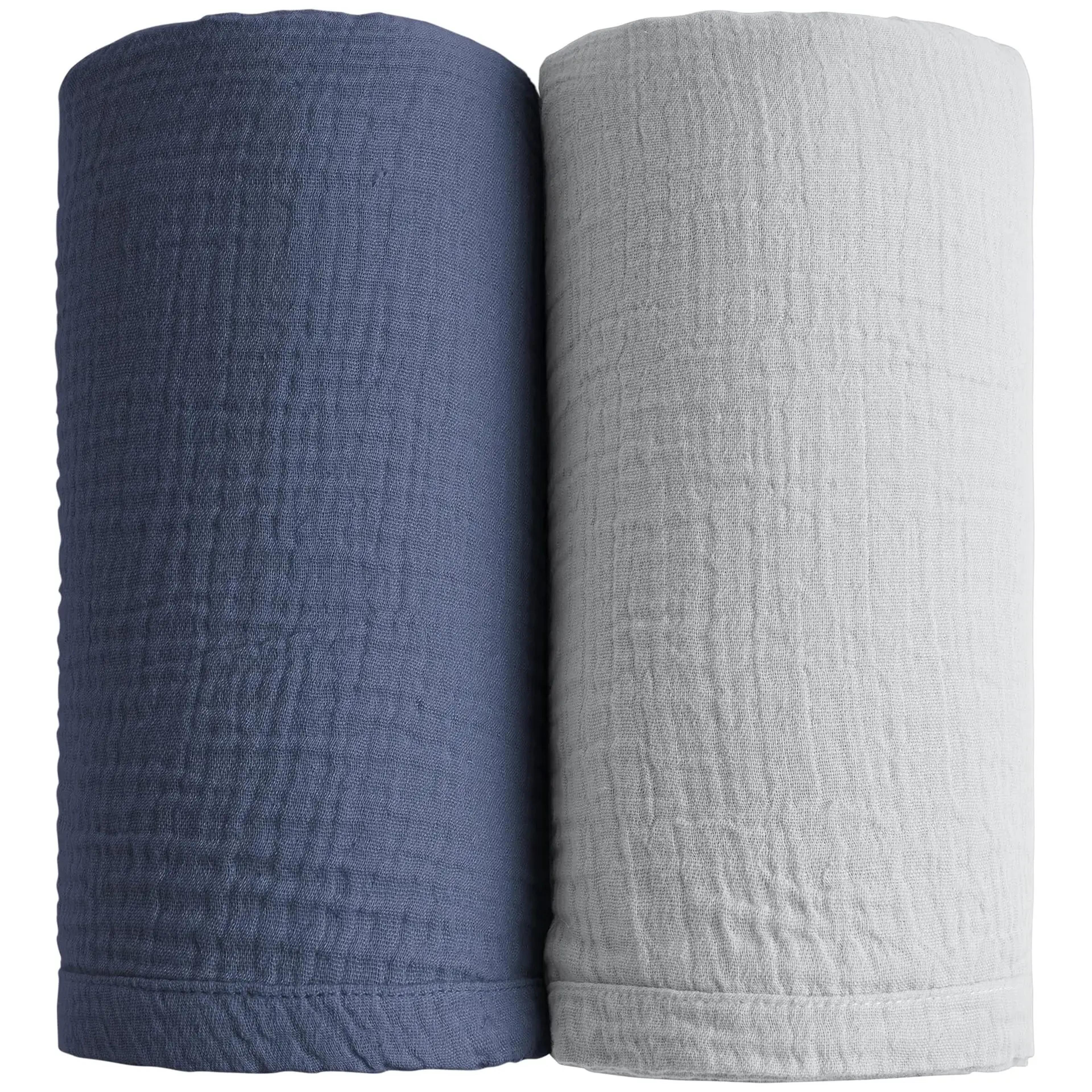 Baby Wrap Cotton Muslin Swaddle Blankets Soft Bedding Receiving Blanket 2