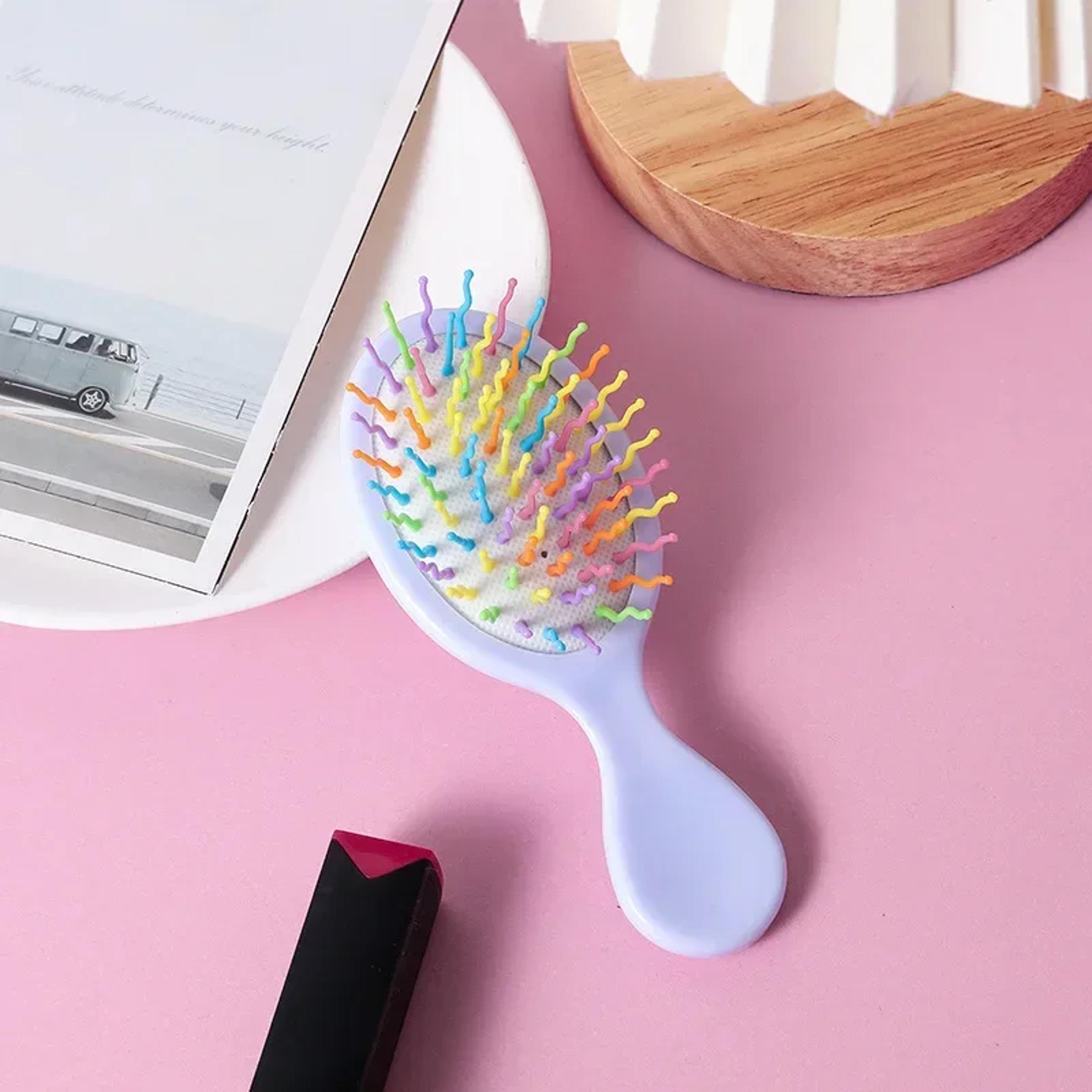 Girls Air Cushion Comb Macaron Color Hair Care Massage Comb Anti Static Styling Accessories 10