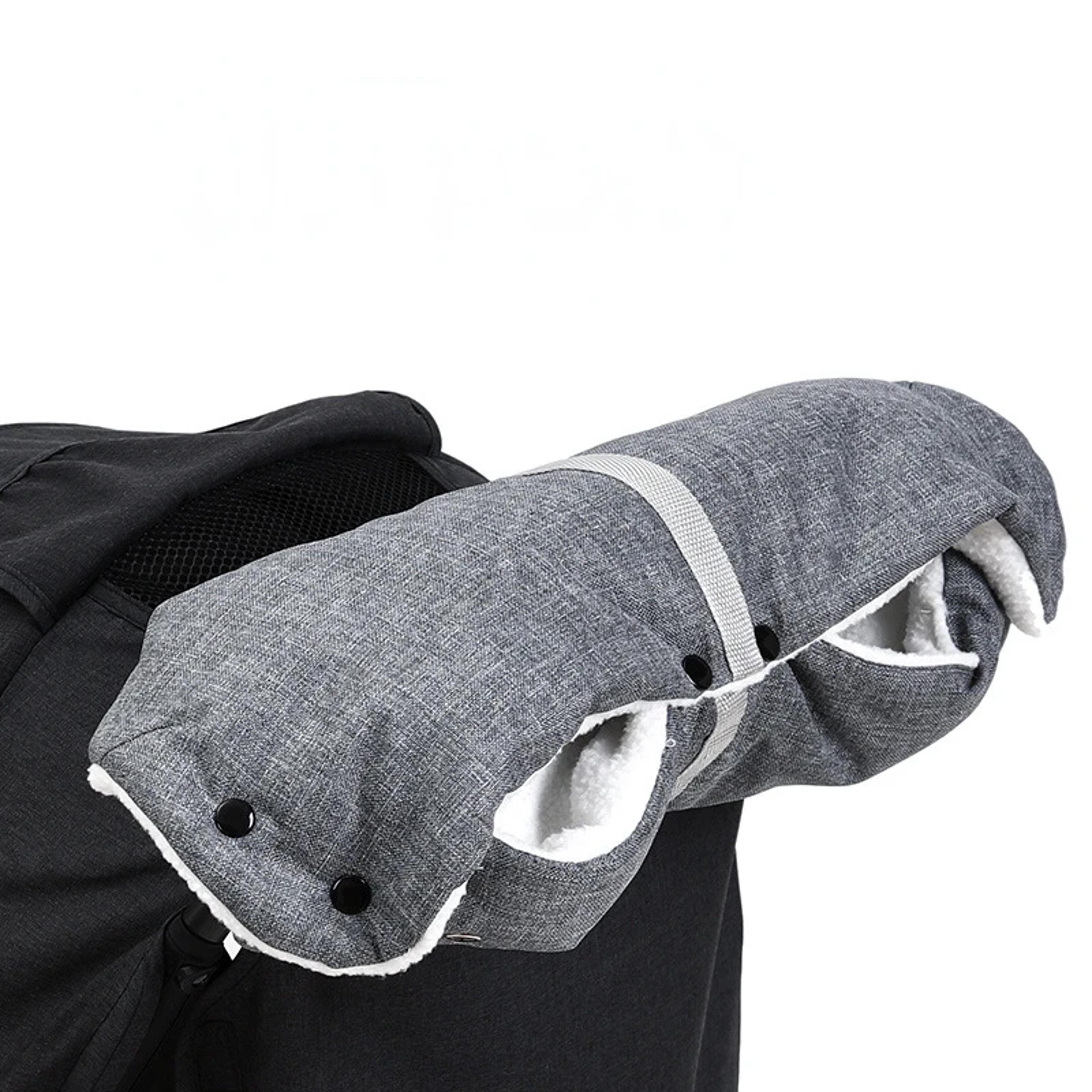 Thick Pram Hand Muff Warm Baby Stroller Gloves Baby Carriage Pushchair Gloves Fleece Hand Cover 4
