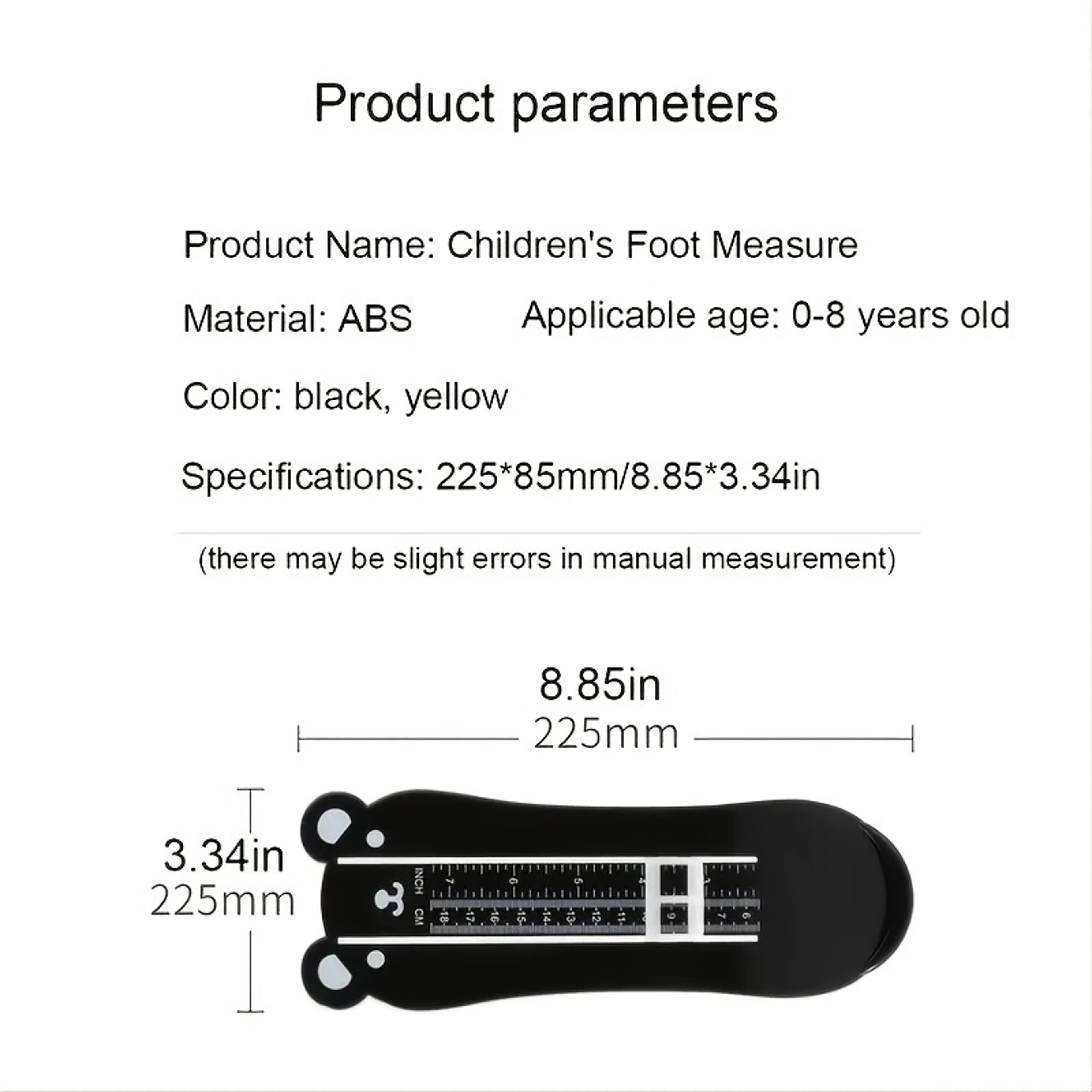Toddler Shoes Size Measuring Ruler Foot Measurement Device For Kids Foot Length Measure Gauge For I 2