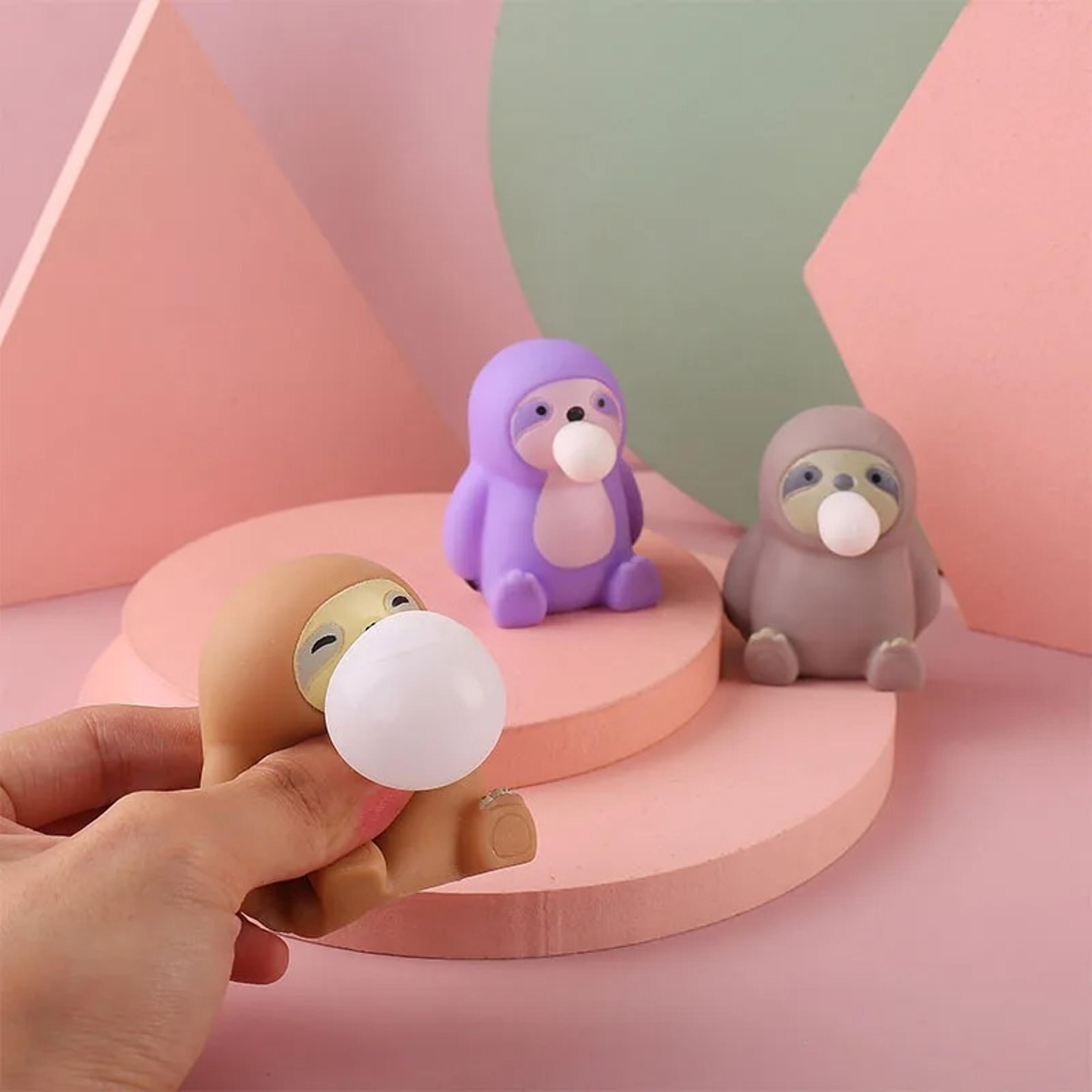 Squishy Balls Mermaid Unicorn Sloth Animals Squeeze Toy Cute Bubble Squishy Toys Stress Relief Fidg 2