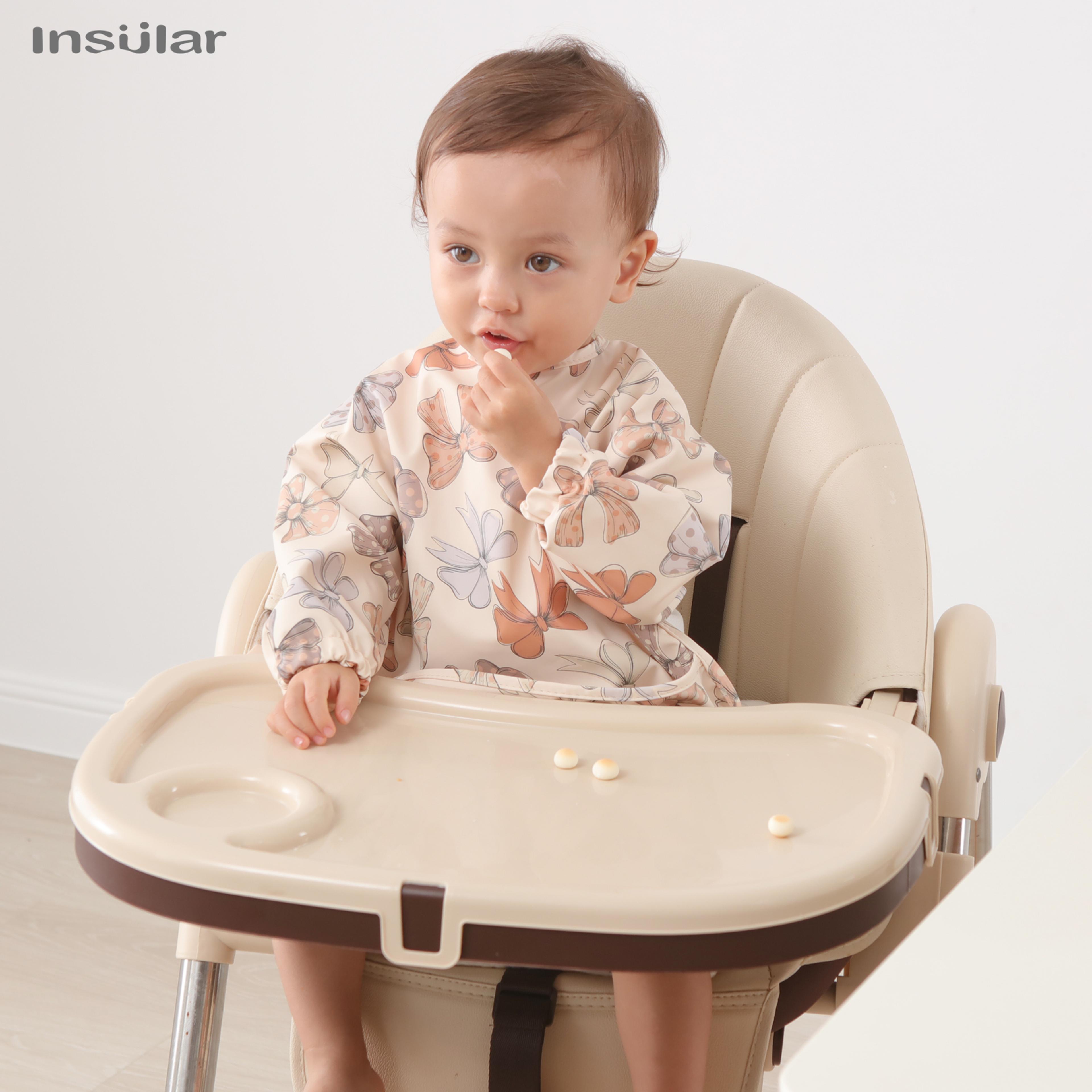 waterproof long sleeve bibs aprons, new baby bib with pocket for feeding, accessories bibs for children