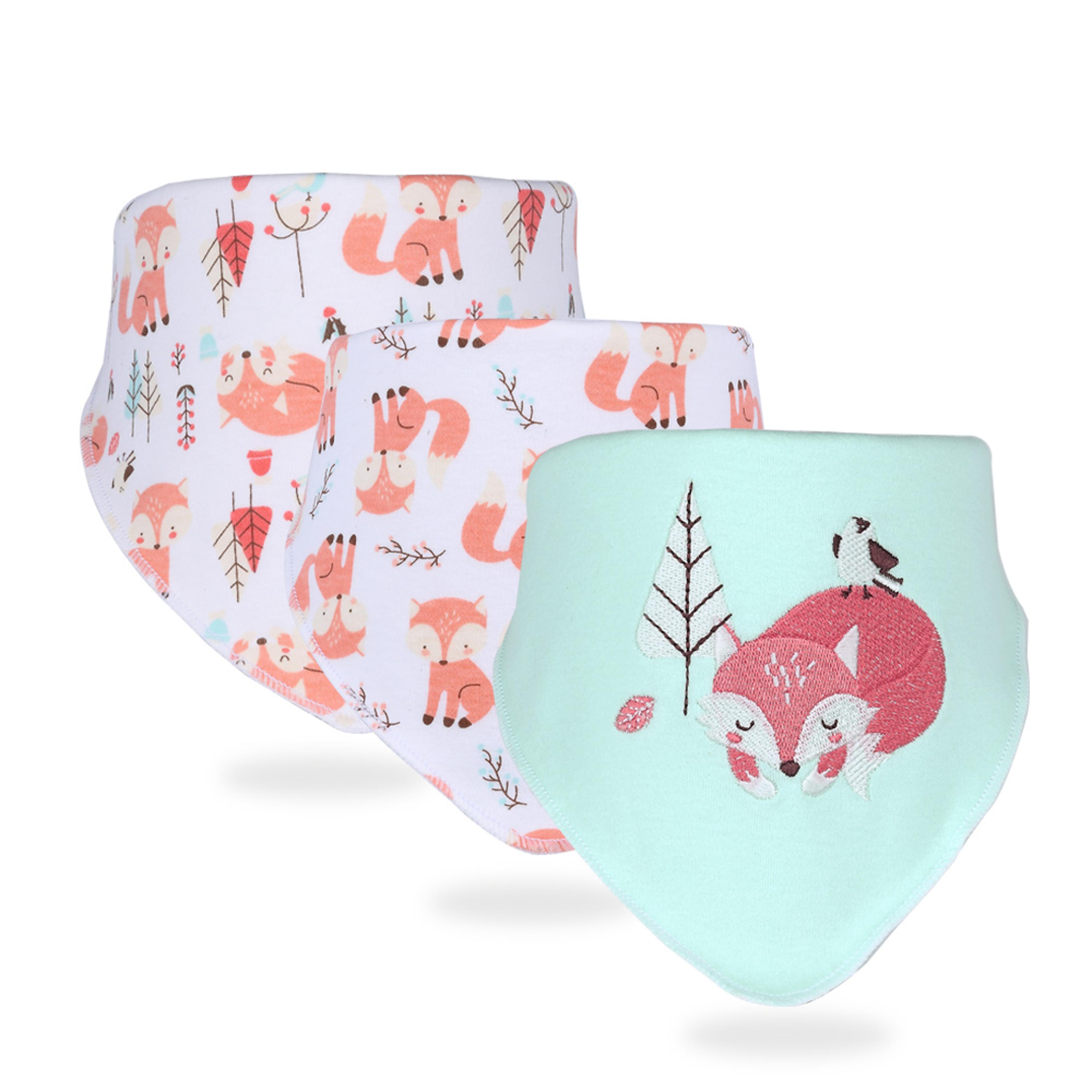 Triangle Cotton Baby Bibs Cartoon Print Feeding Apron Saliva Towel Baby Boys Girls Cotton Bandana B 11