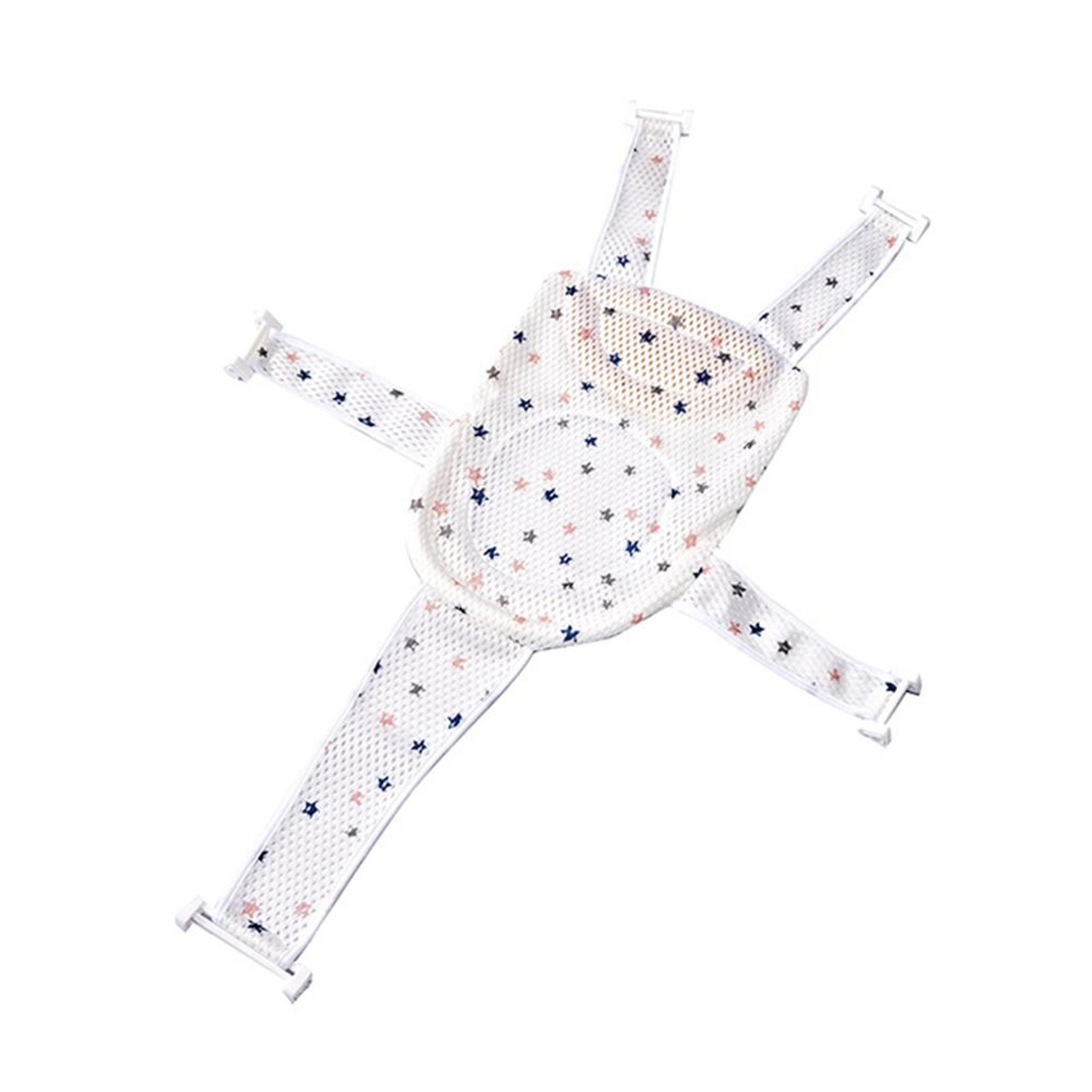 Newborn Adjustable Baby Bath Cushion Crossshaped Antislip Baby Bath Mat Bathtub Shower Cradle Bed S 7