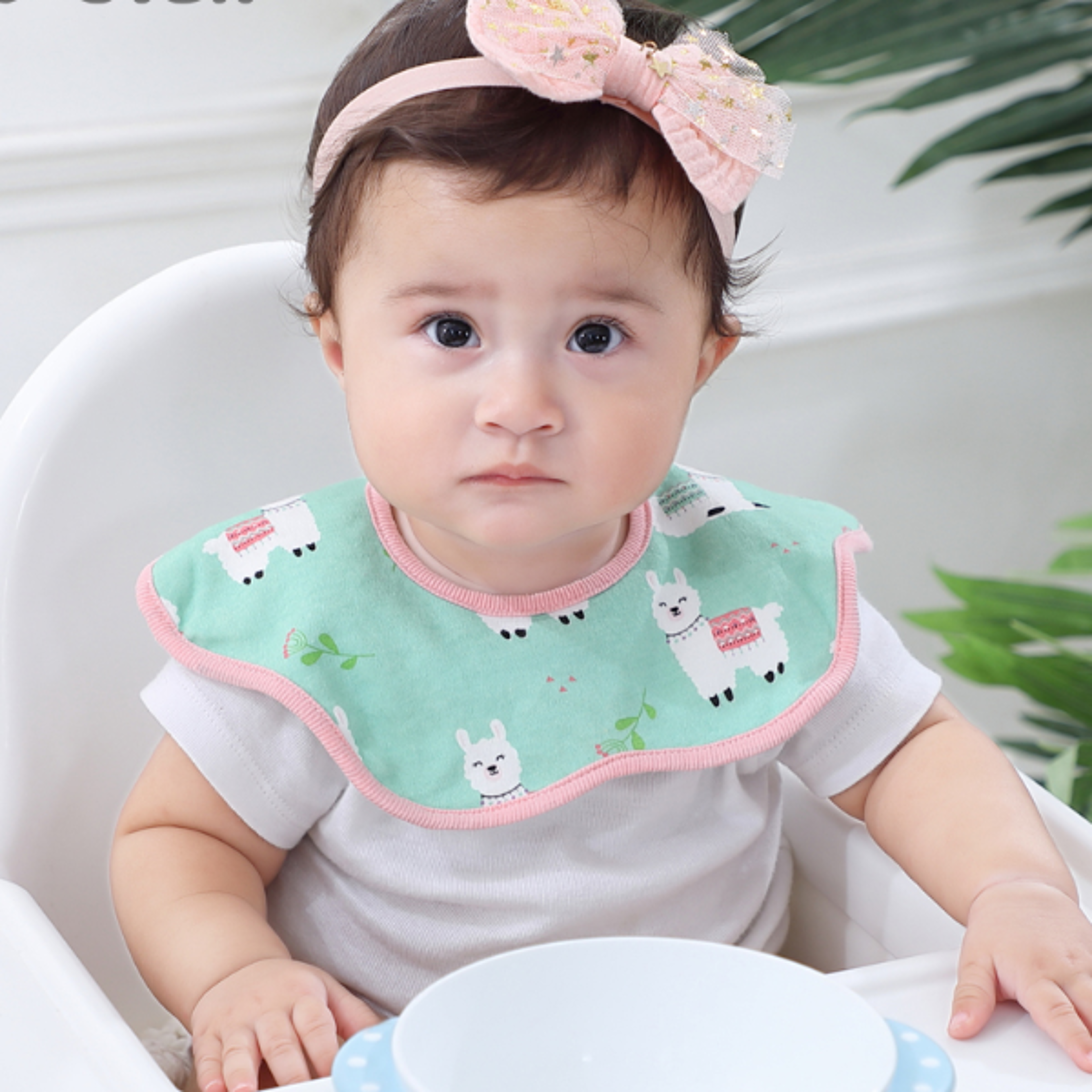 muslin baby bibs, soft bandana burp cloth, newborn infant saliva towel