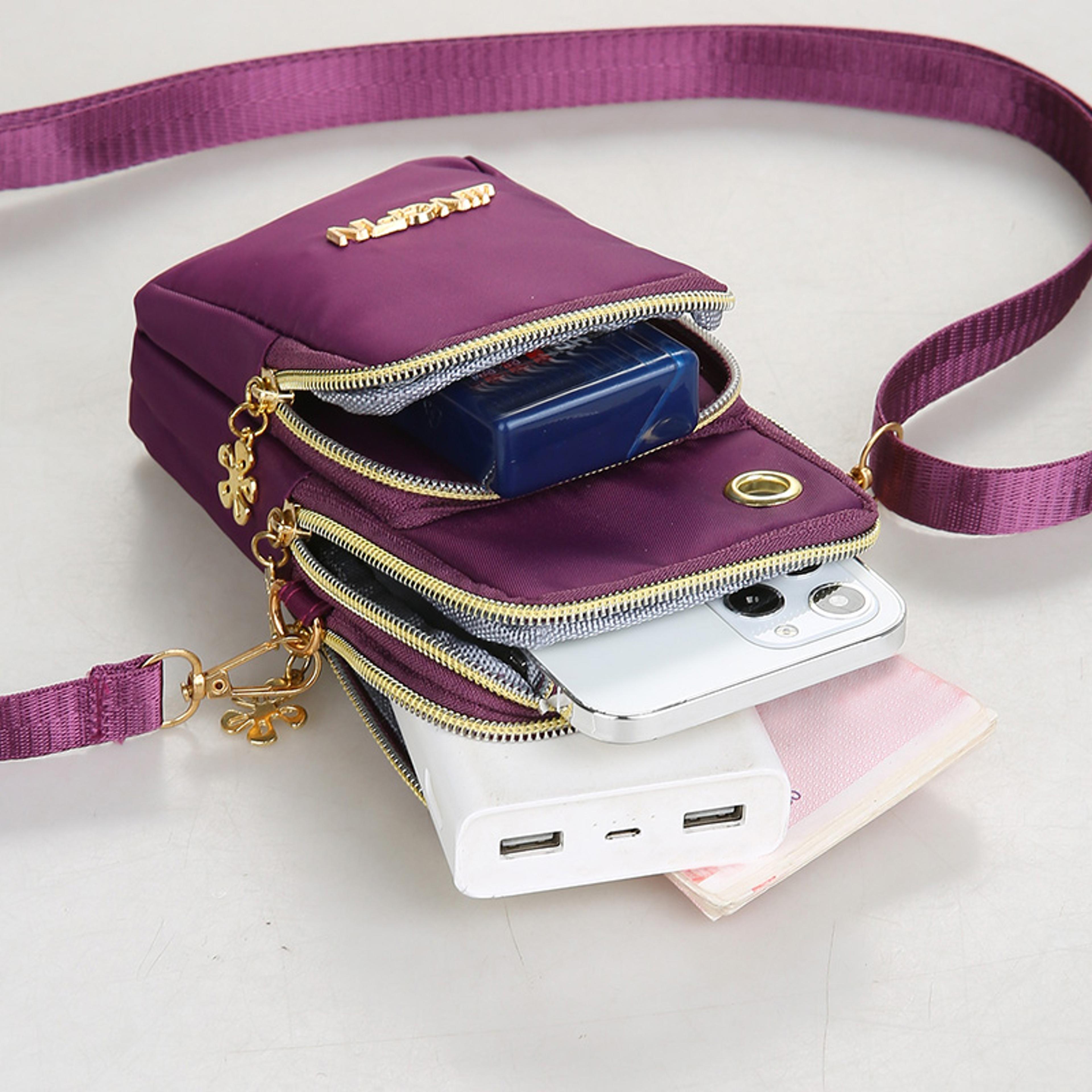 Crossbody Mini Bag WOMENS Mobile Phone Bag Mom Mommy Coin Bag New Fashion Neck Hanging Running Cove 2
