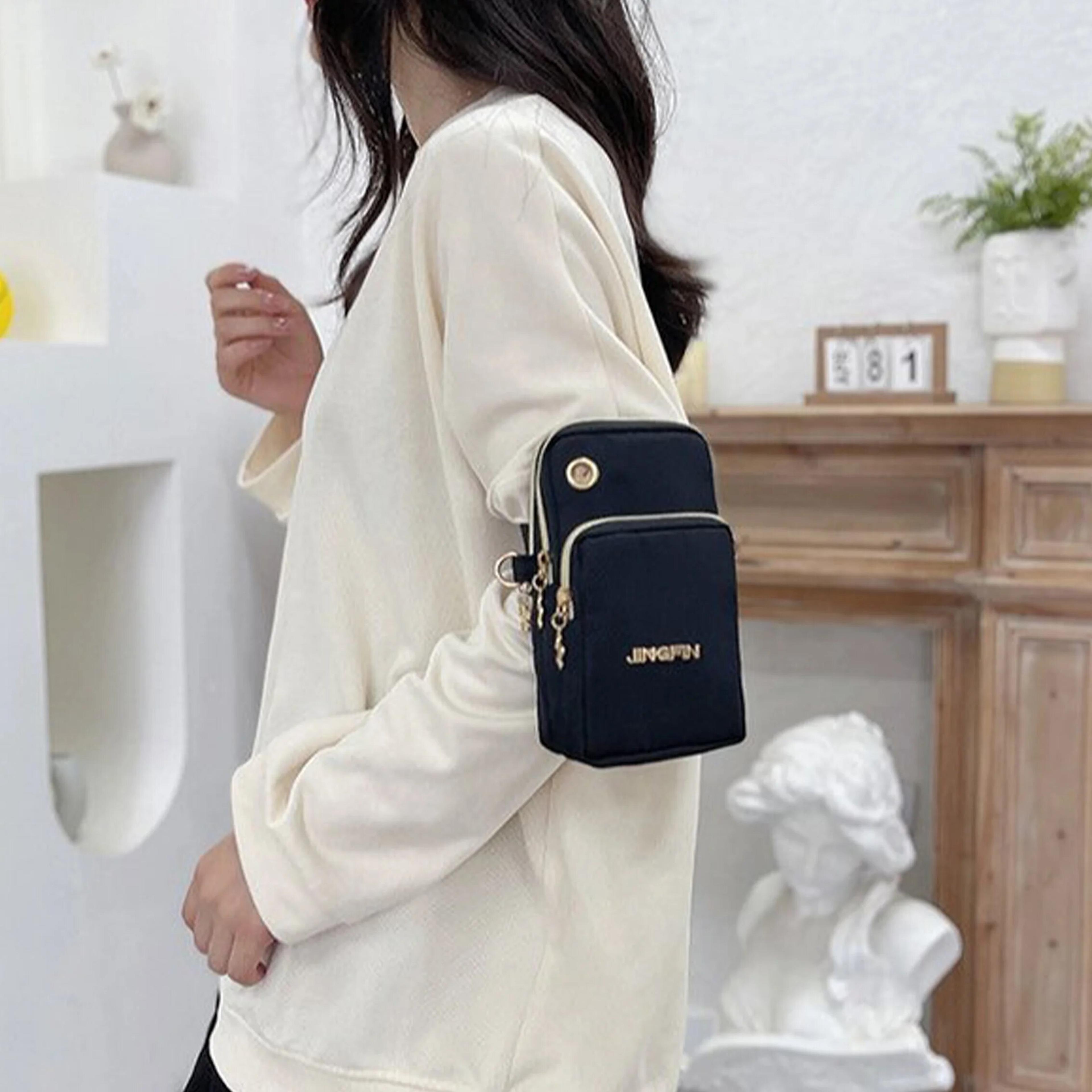 Crossbody Mini Bag WOMENS Mobile Phone Bag Mom Mommy Coin Bag New Fashion Neck Hanging Running Cove 5