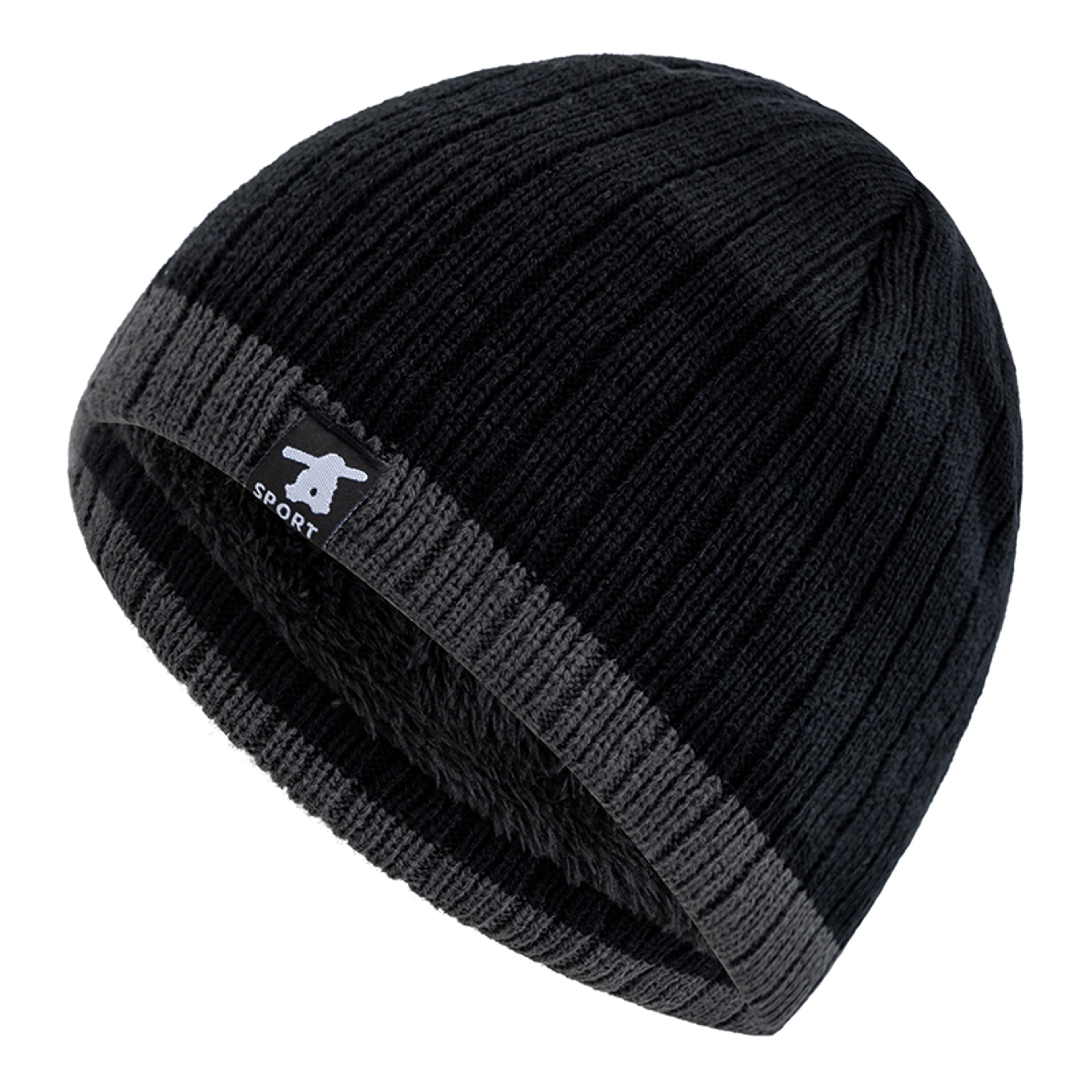 Plush Fur Lined Warm Winter Hats New Style Unisex Beanies Casual Streetwear Knitted Hats For Man Wo 5