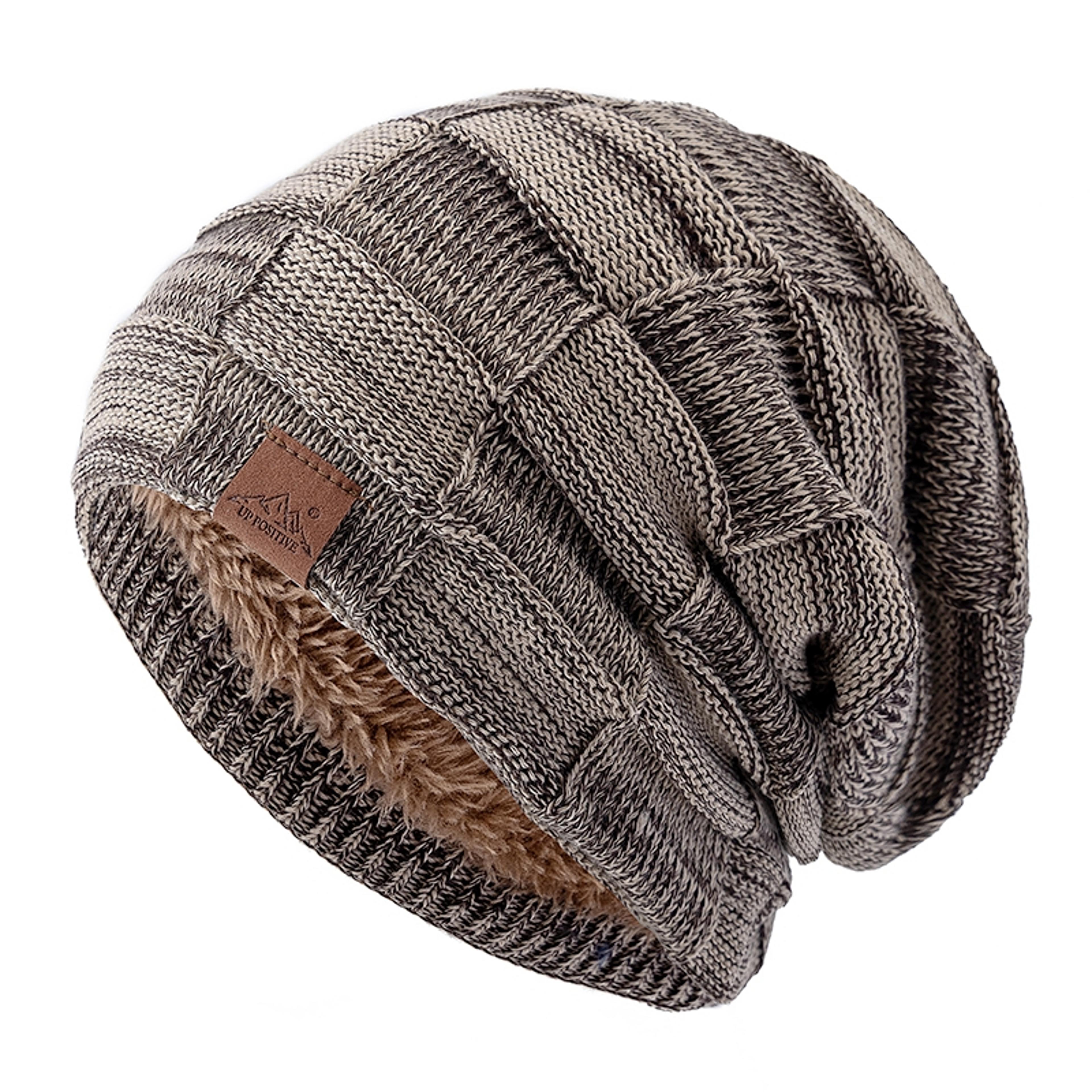 Fashion Female Winter Hats Hot Sale Slouchy Beanie Multicolor Mixing Design Knitted Warm Cap 15