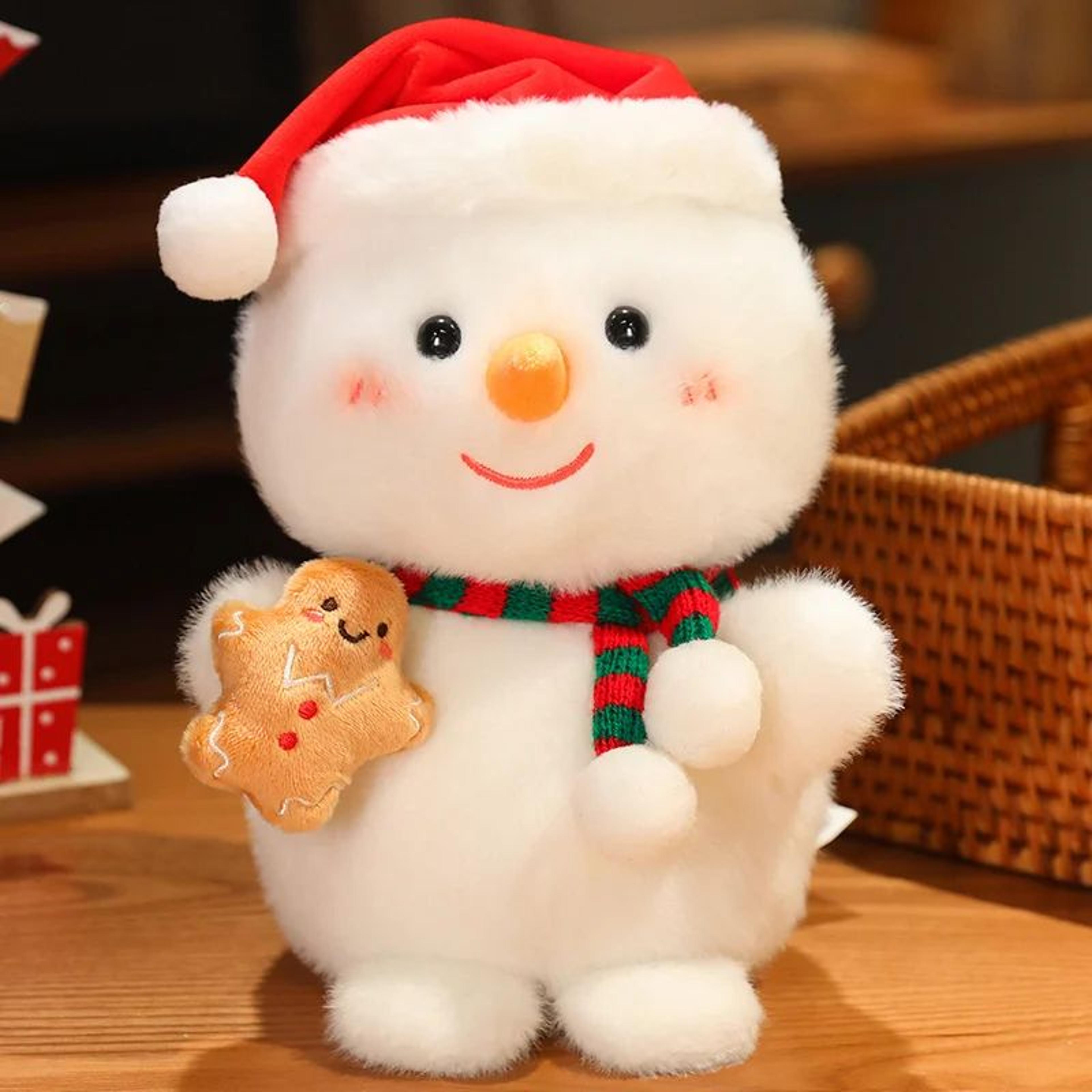 Lovely Santa Claus Elk Plush Doll 22CM Stuffed Animal Toy Soft Christmas Decoration Perfect Gift Fo 3