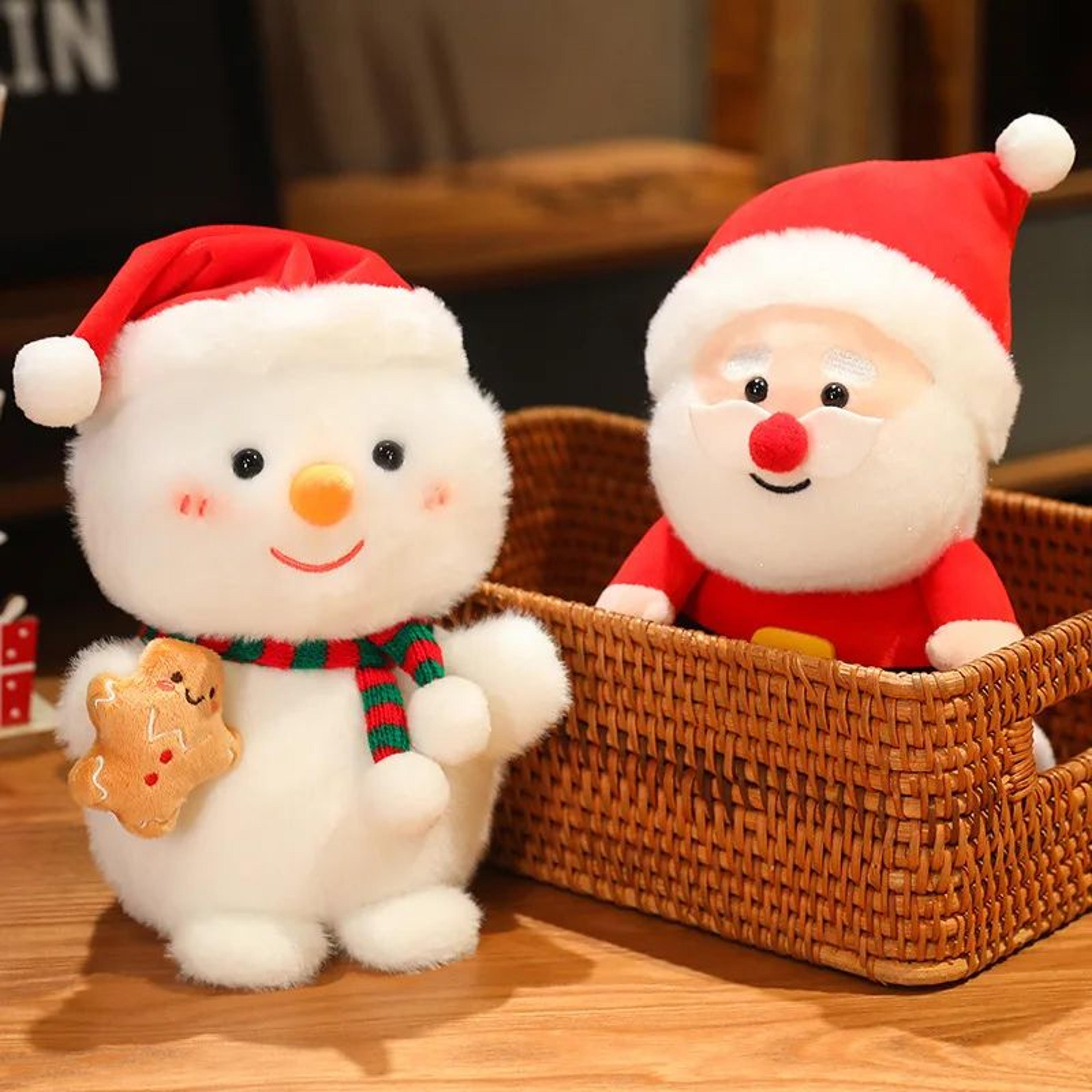 Lovely Santa Claus Elk Plush Doll 22CM Stuffed Animal Toy Soft Christmas Decoration Perfect Gift Fo 8