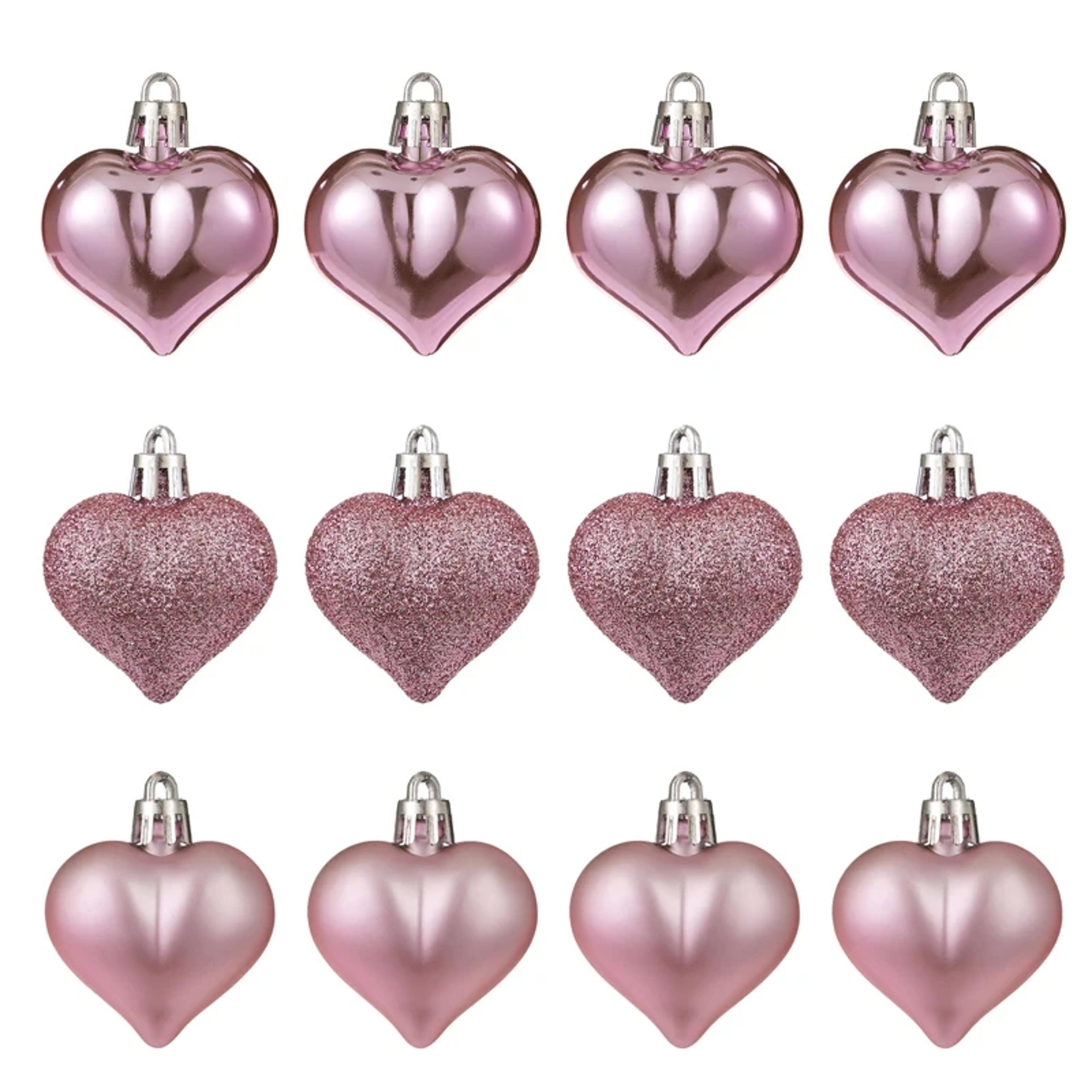 Valentines Day Heart Pendant Heart Ball Ornament Hanging Heart Decoration Christmas Tree Heart Ball 4