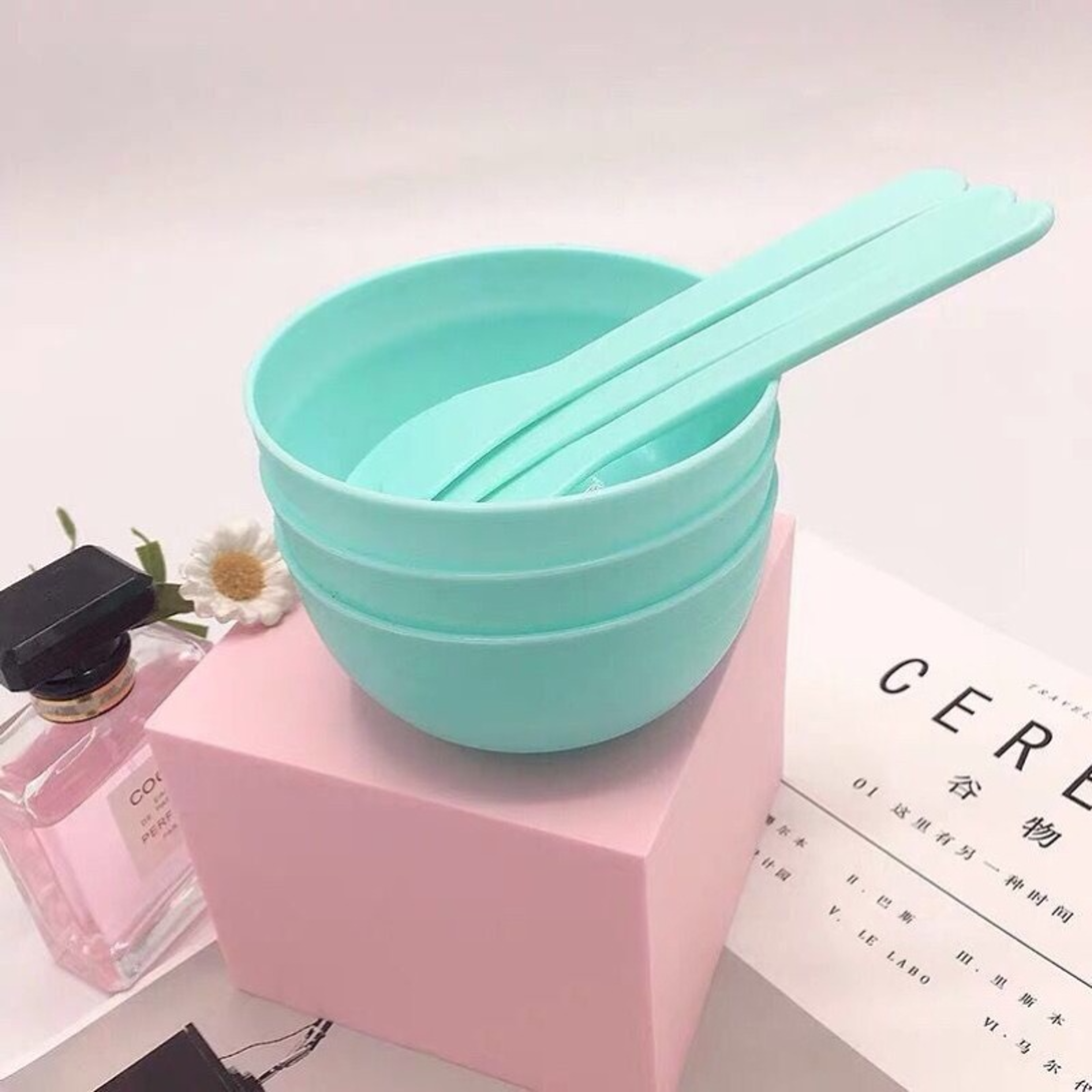 Spoon Set Portable Beauty Tools Small DIY Face Masks And Mud Bowl Skin Care Kit For Homemade Essent 3